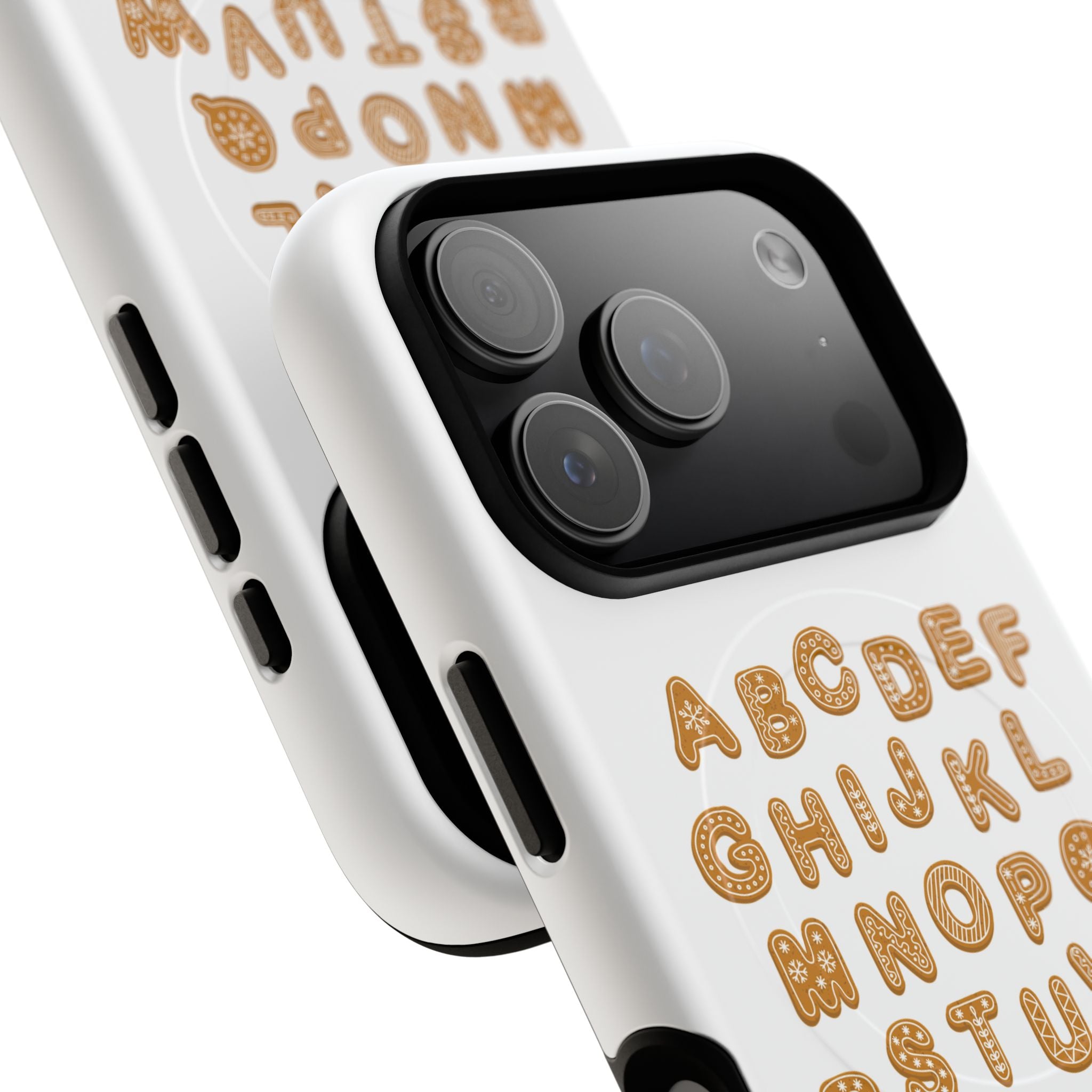 Cookie Alphabet Phone Case | Tough Magnetic Case, Cute Lettering