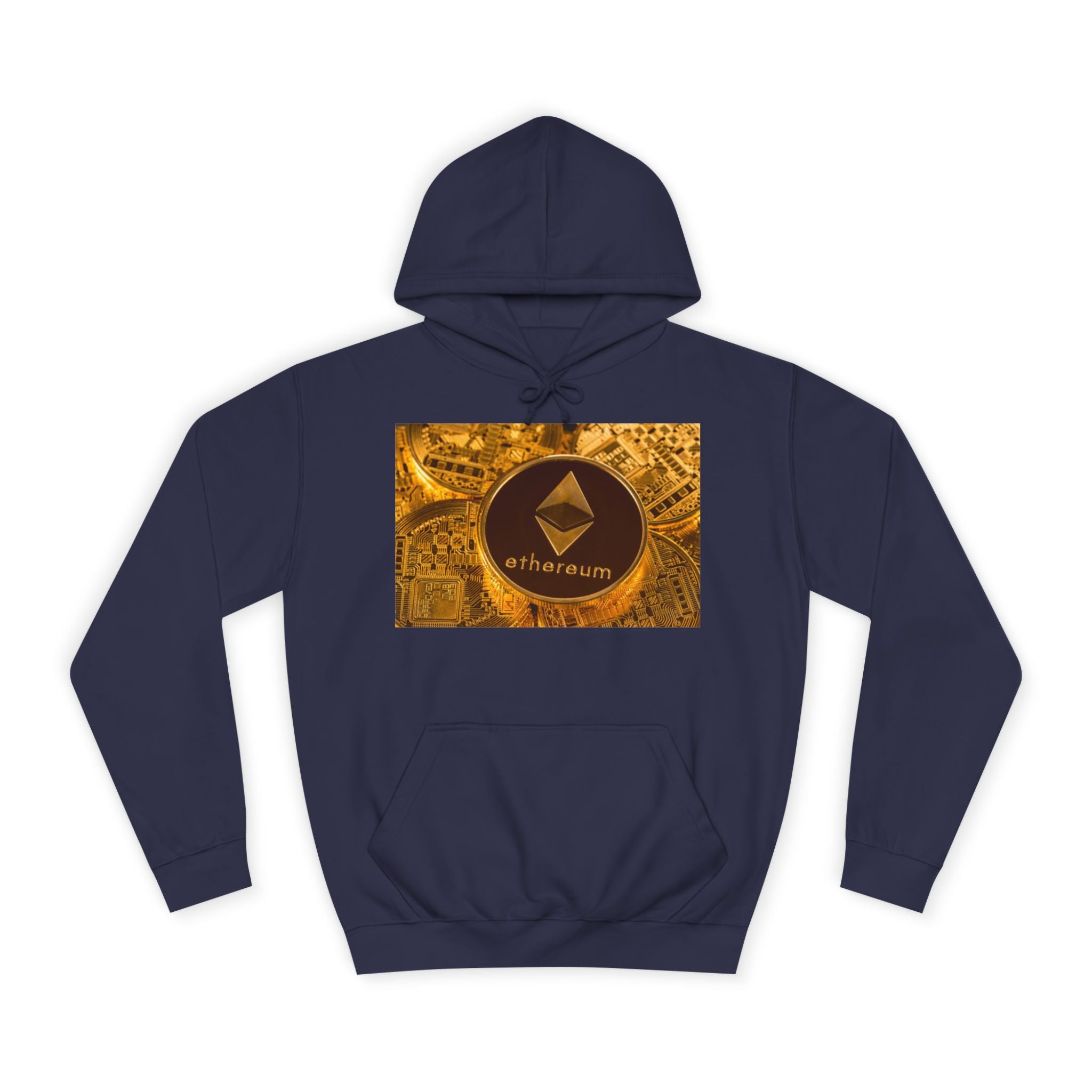 Sweat à capuche Ethereum Coin | Sweat-shirt logo Crypto, design Blockchain