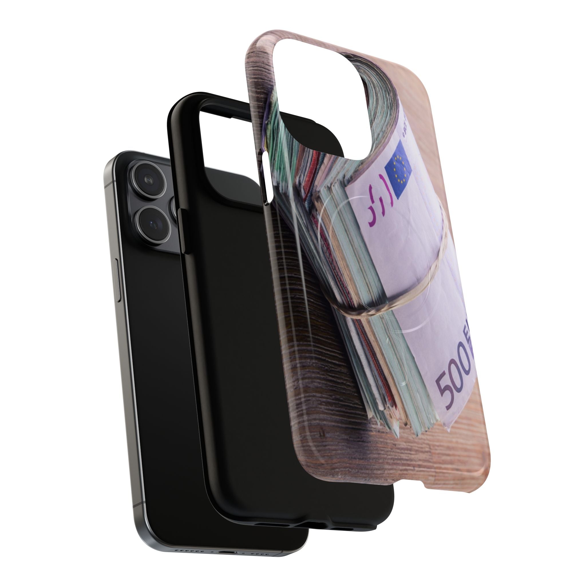 Stack of Euro Banknotes Phone Case | Money Roll iPhone Case, Cash Print