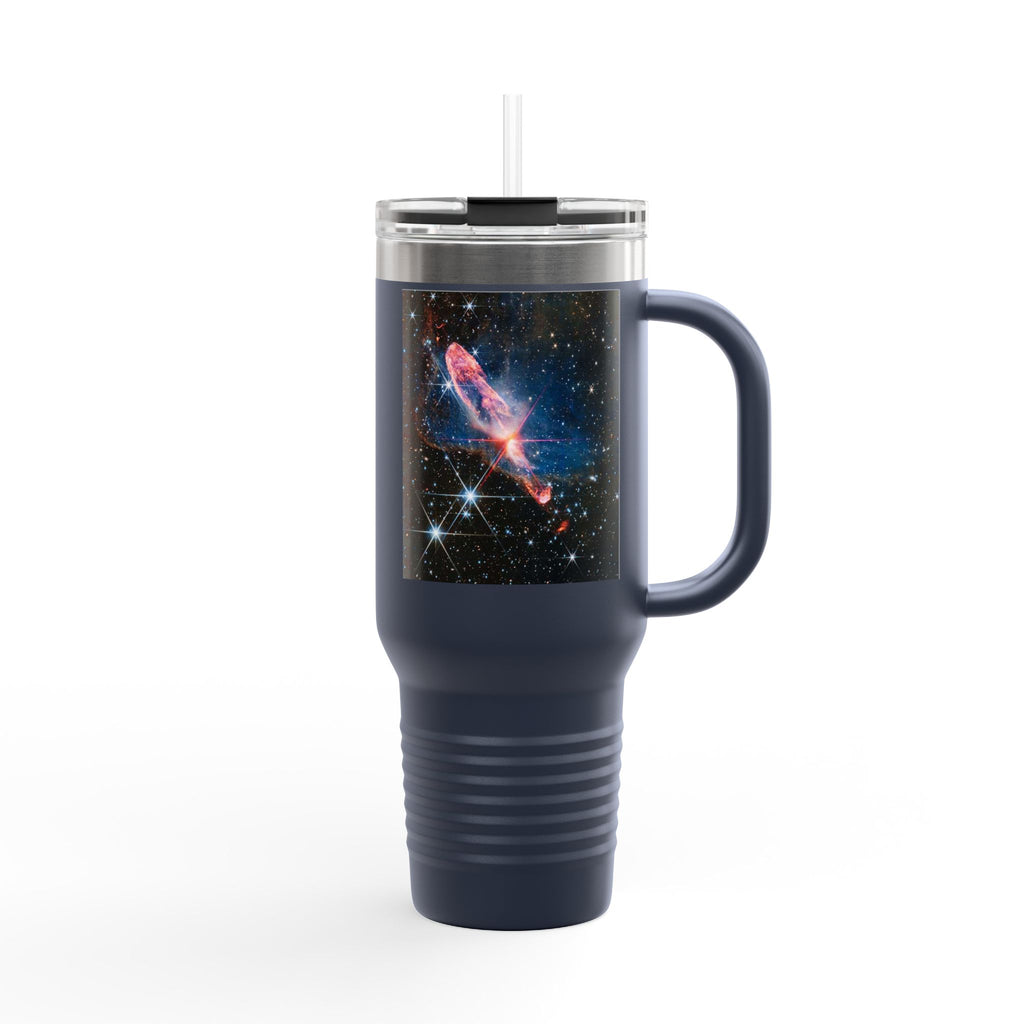 Cosmic Nebula with Stars 40oz Travel Mug | Space Galaxy Insulated Tumbler