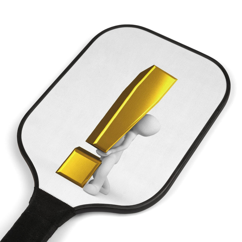 Gold Exclamation Mark Pickleball Paddle Kit | Pickleball Kit