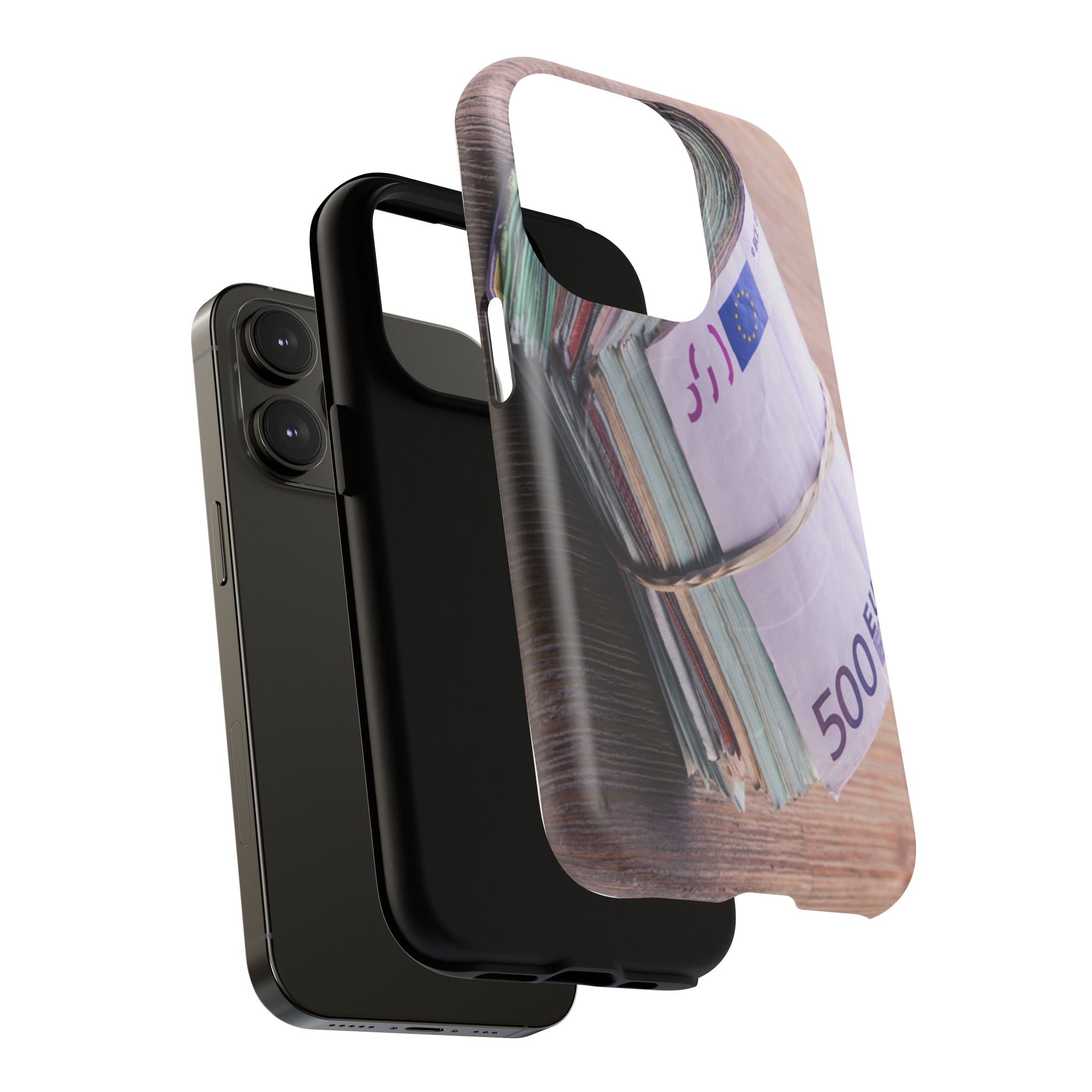 Stack of Euro Banknotes Phone Case | Money Roll iPhone Case, Cash Print