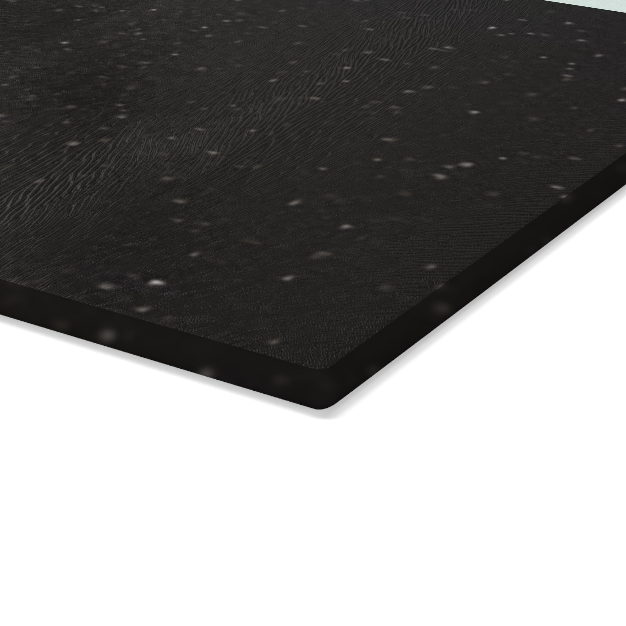 Black Speckled Pattern Glass Cutting Board | Tempered Kitchen Countertop Protector