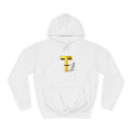 Letter T Mascot Pulling Block T Hoodie | Monogram Initial T Sweatshirt