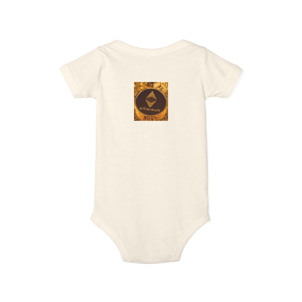 Ethereum Logo Infant Onesie | Crypto Baby Bodysuit