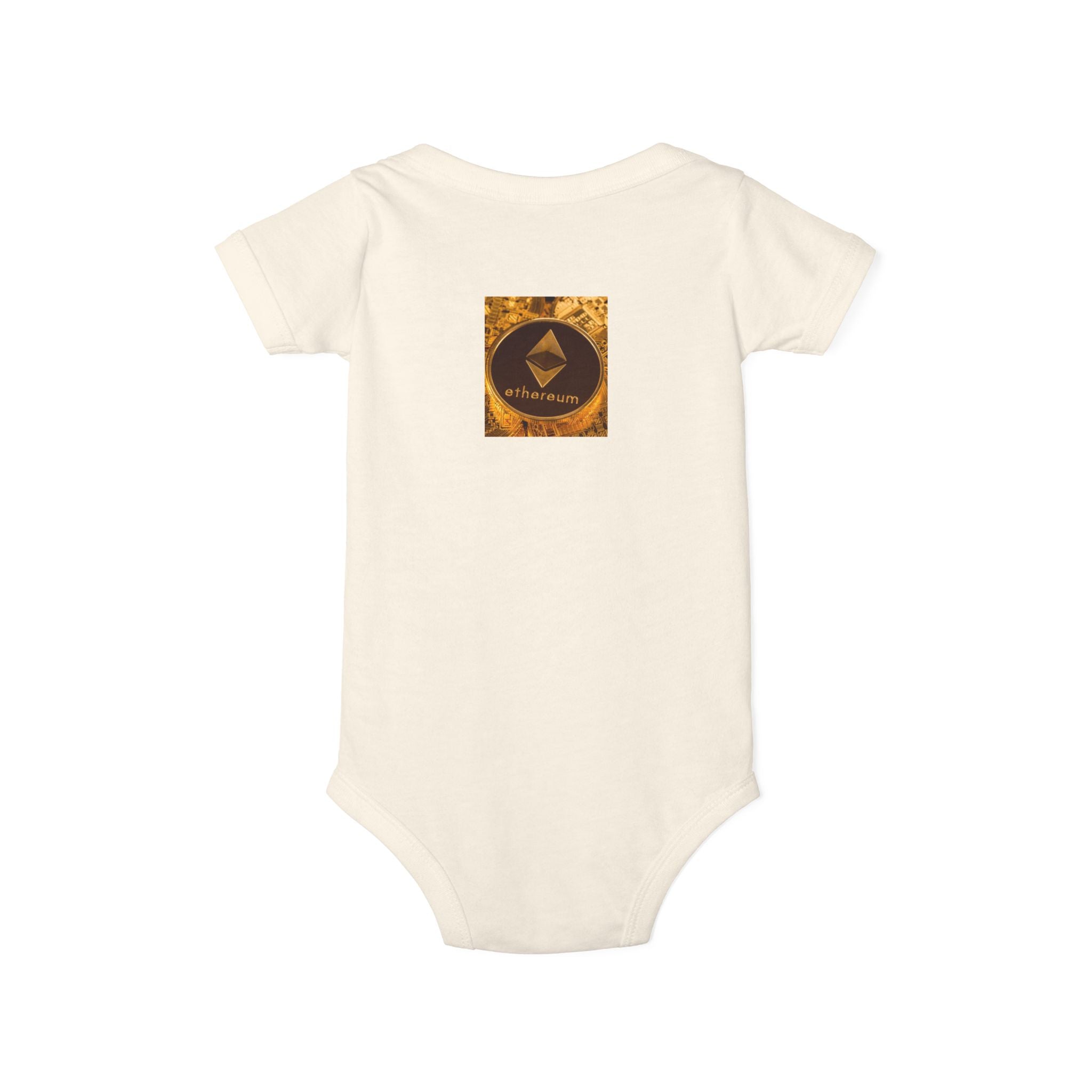 Ethereum Logo Infant Onesie | Crypto Baby Bodysuit