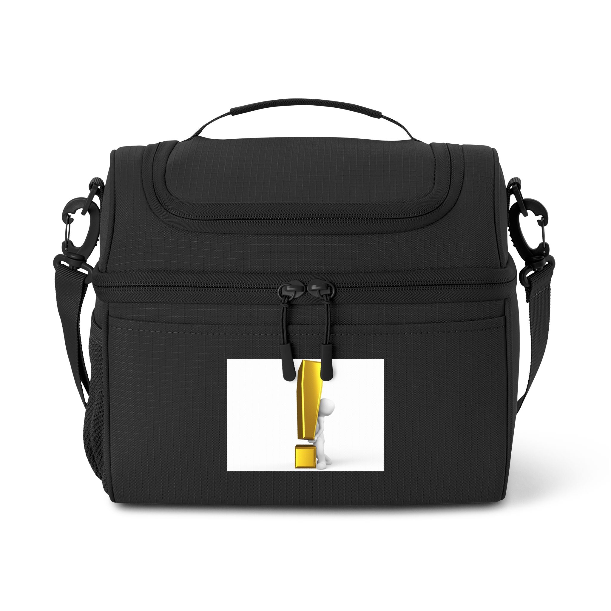 3D Exclamation Mark Character Cooler Bag | Insulated Lunch Tote