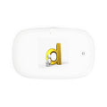 Golden Letter D Graphic UV Phone Sanitizer and Wireless Charging Pad | Desk Accessory