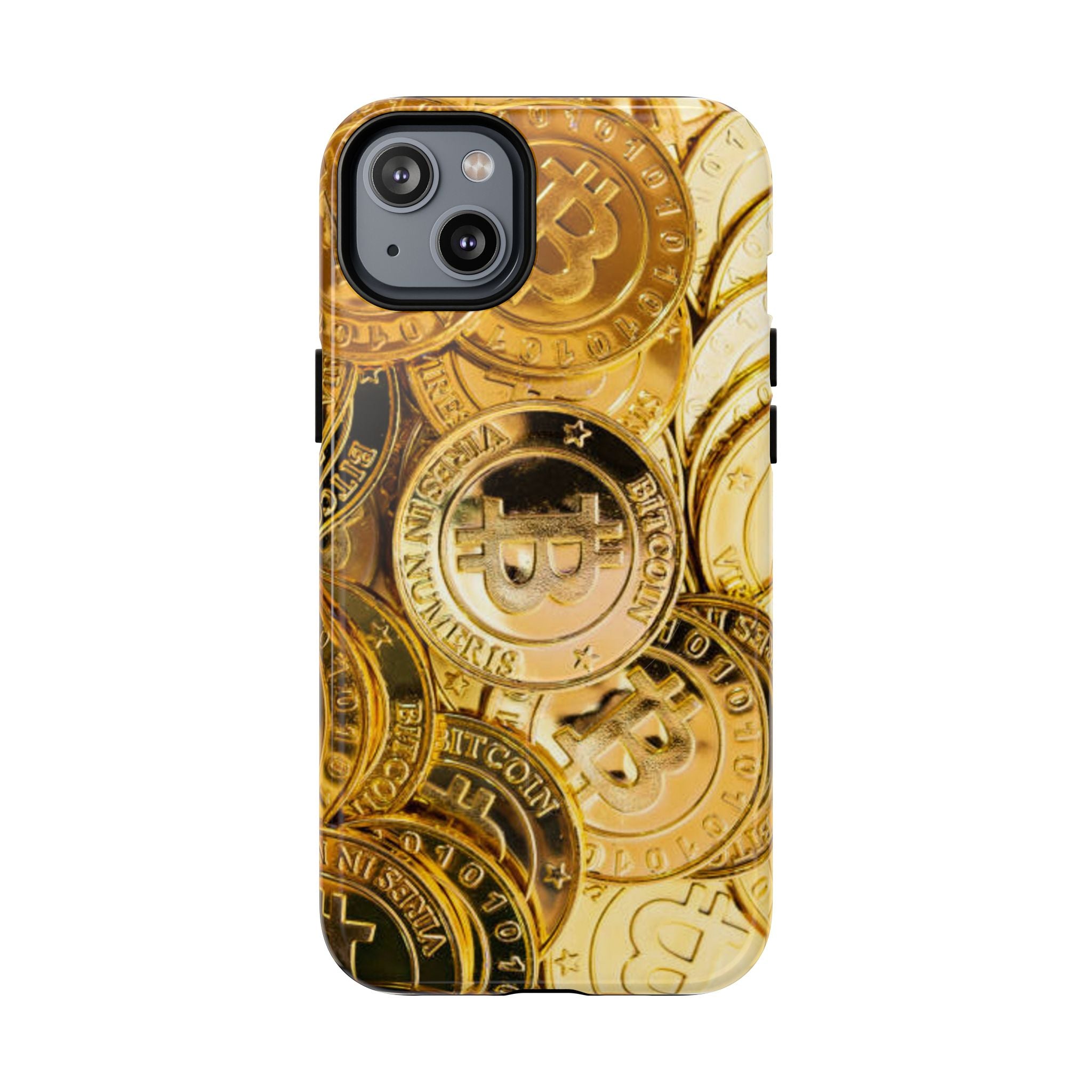 Coque de Téléphone Bitcoin Or | Coque Magnétique Robuste