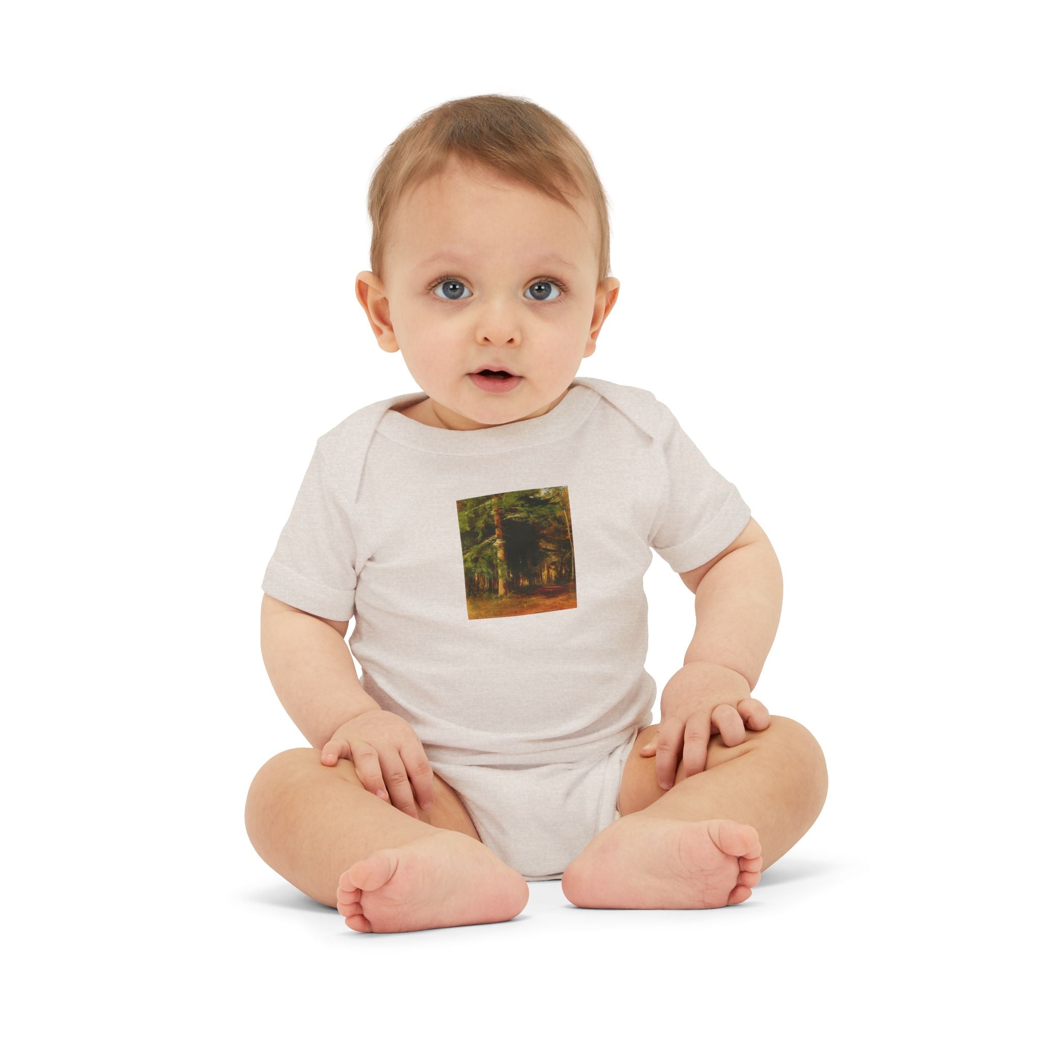 Woodland Forest Illustration Infant Onesie | Baby Bodysuit