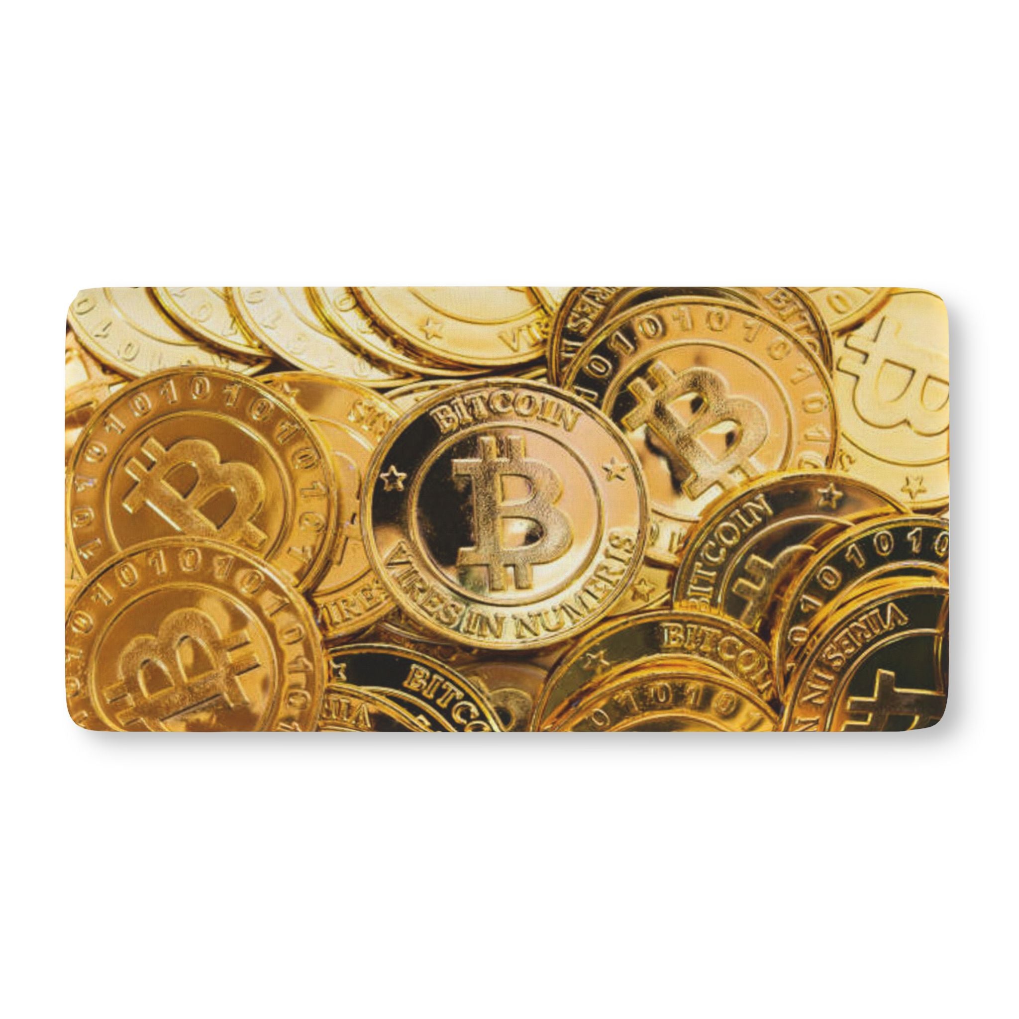 Drap-housse ajusté pour bébé Bitcoin Coin Pile | Pépinière de crypto-monnaie