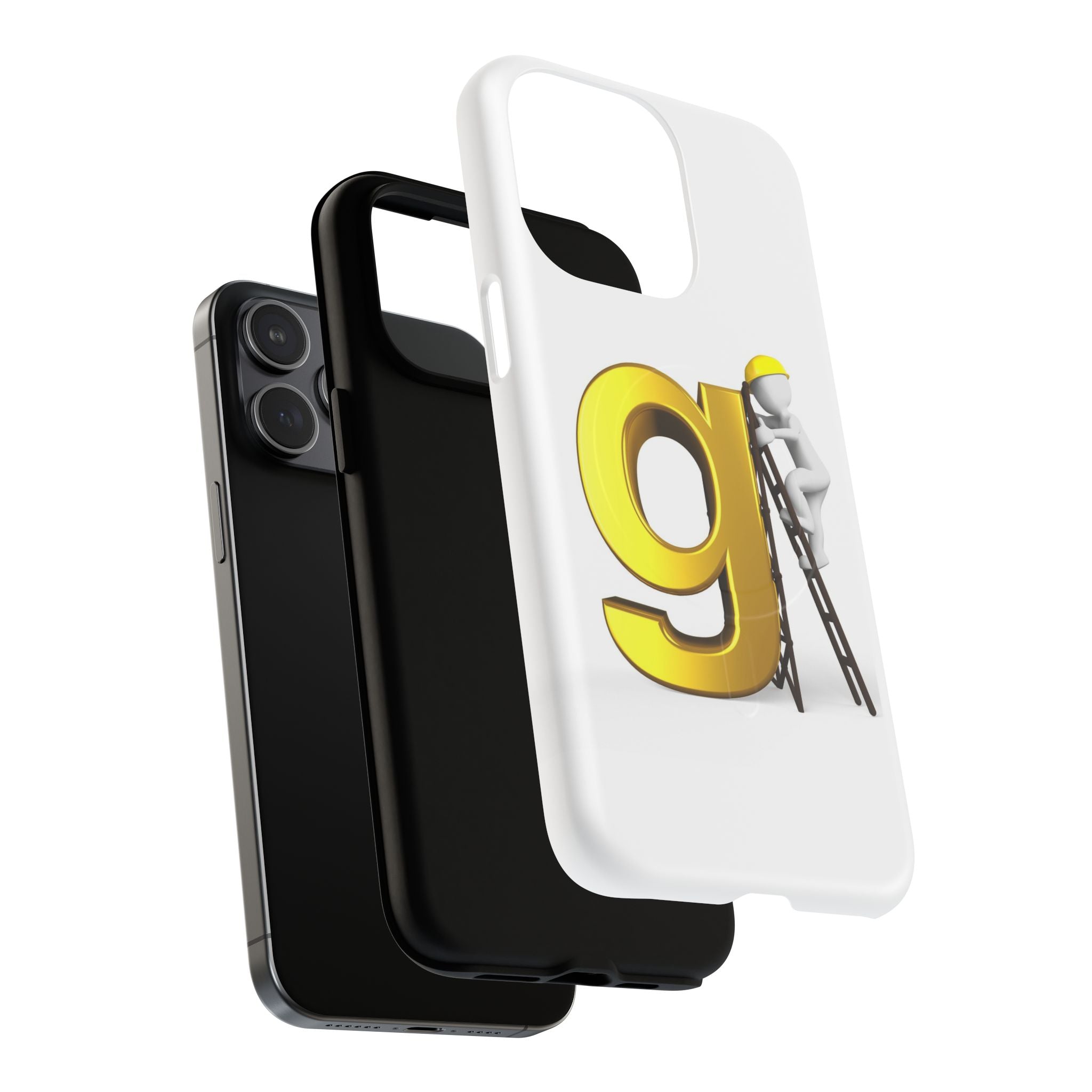 Golden Letter G Construction phone case | Magnetic Tough Case