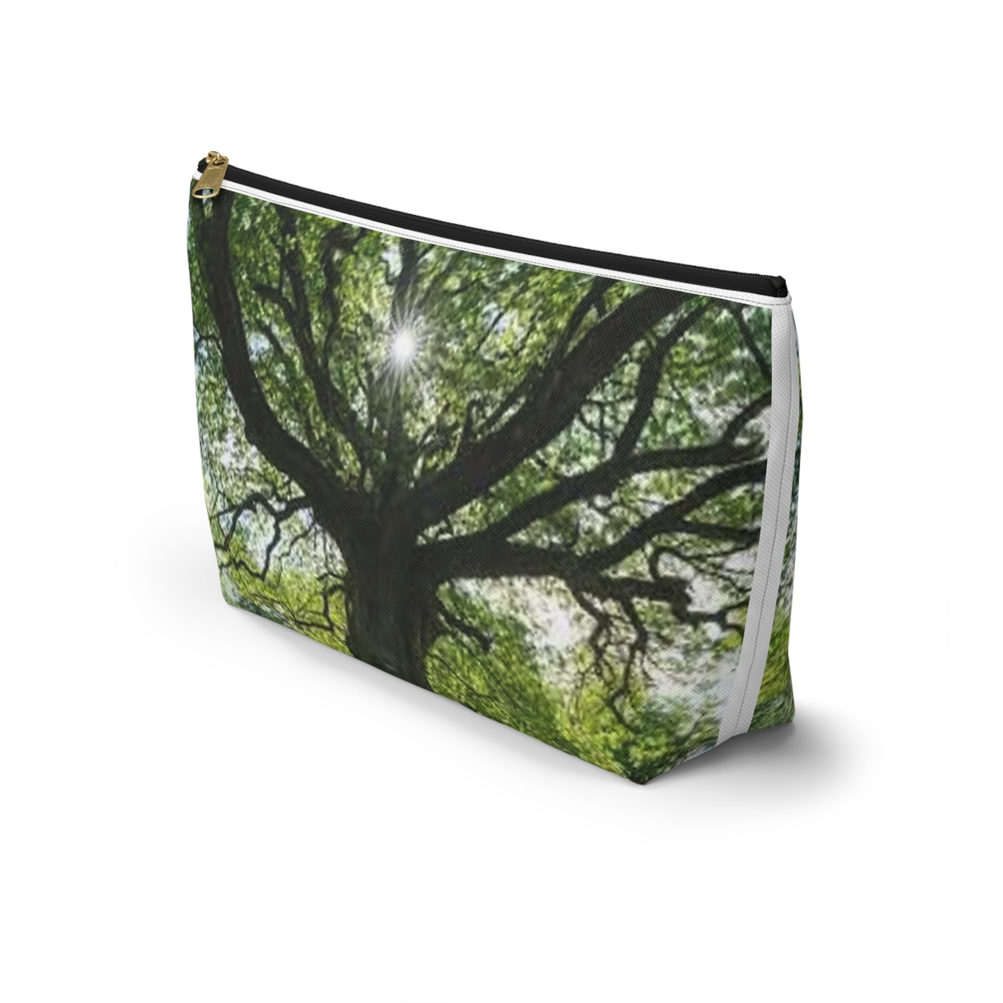 Sunlit Oak Tree Accessory Pouch | T-Bottom Makeup Bag