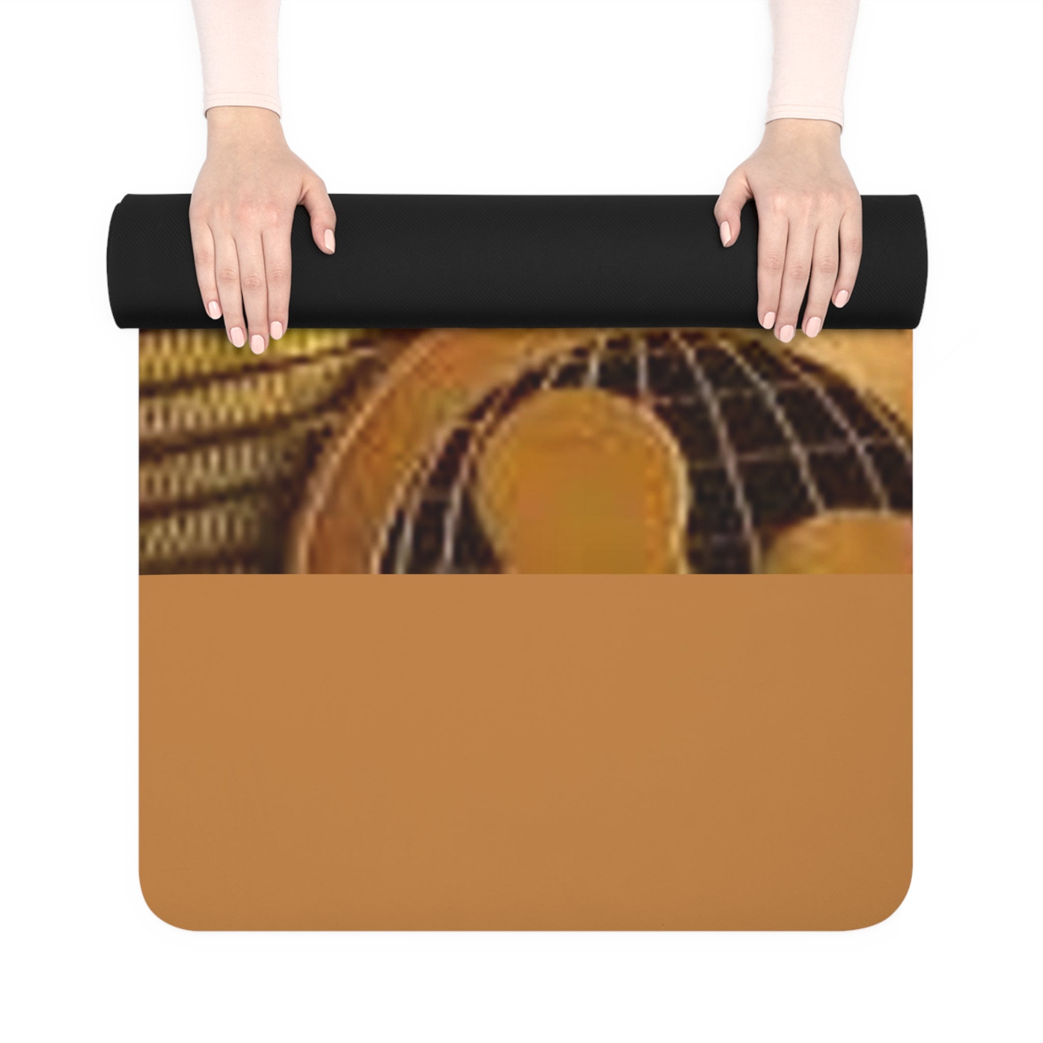 Ripple Coin Crypto Design Rubber Yoga Mat | Cryptocurrency Ripple Logo