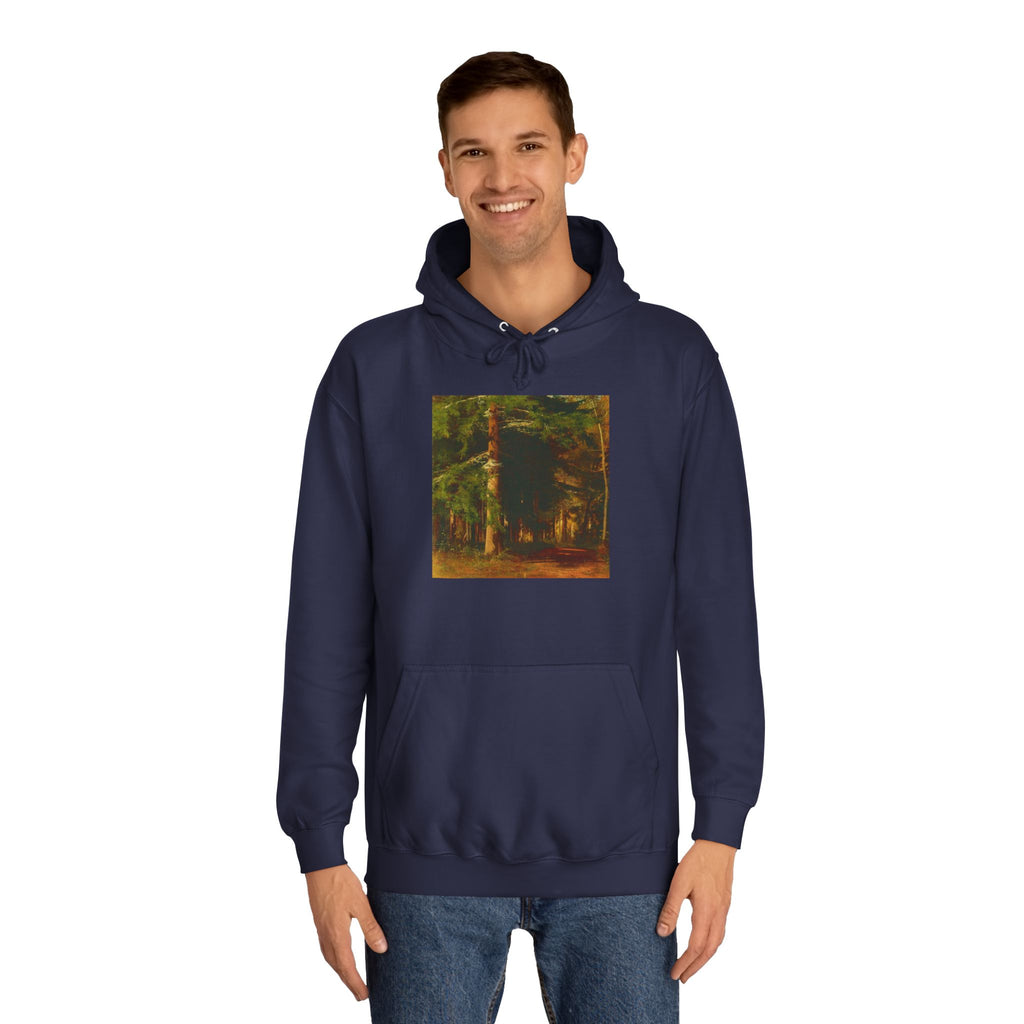 Forest Painting Hoodie | Vintage Woodland Trees Sweatshirt
