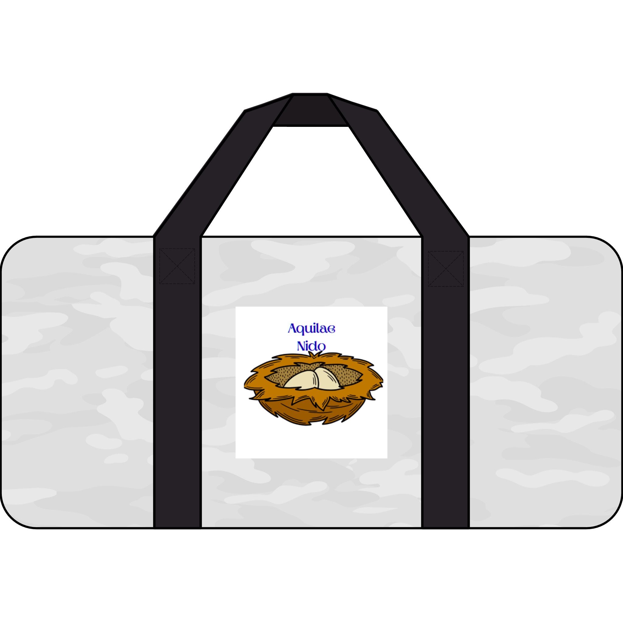Sac polochon Eagle Nest Logo Tripper | Sangle à carreaux ou camouflage