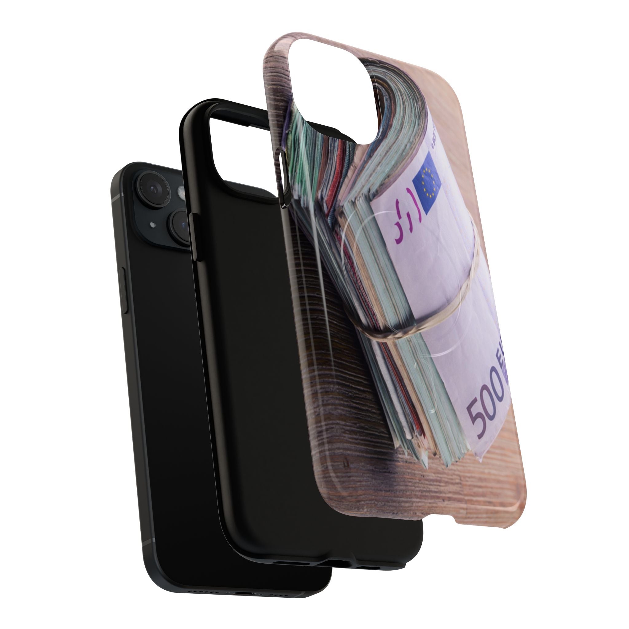Stack of Euro Banknotes Phone Case | Money Roll iPhone Case, Cash Print