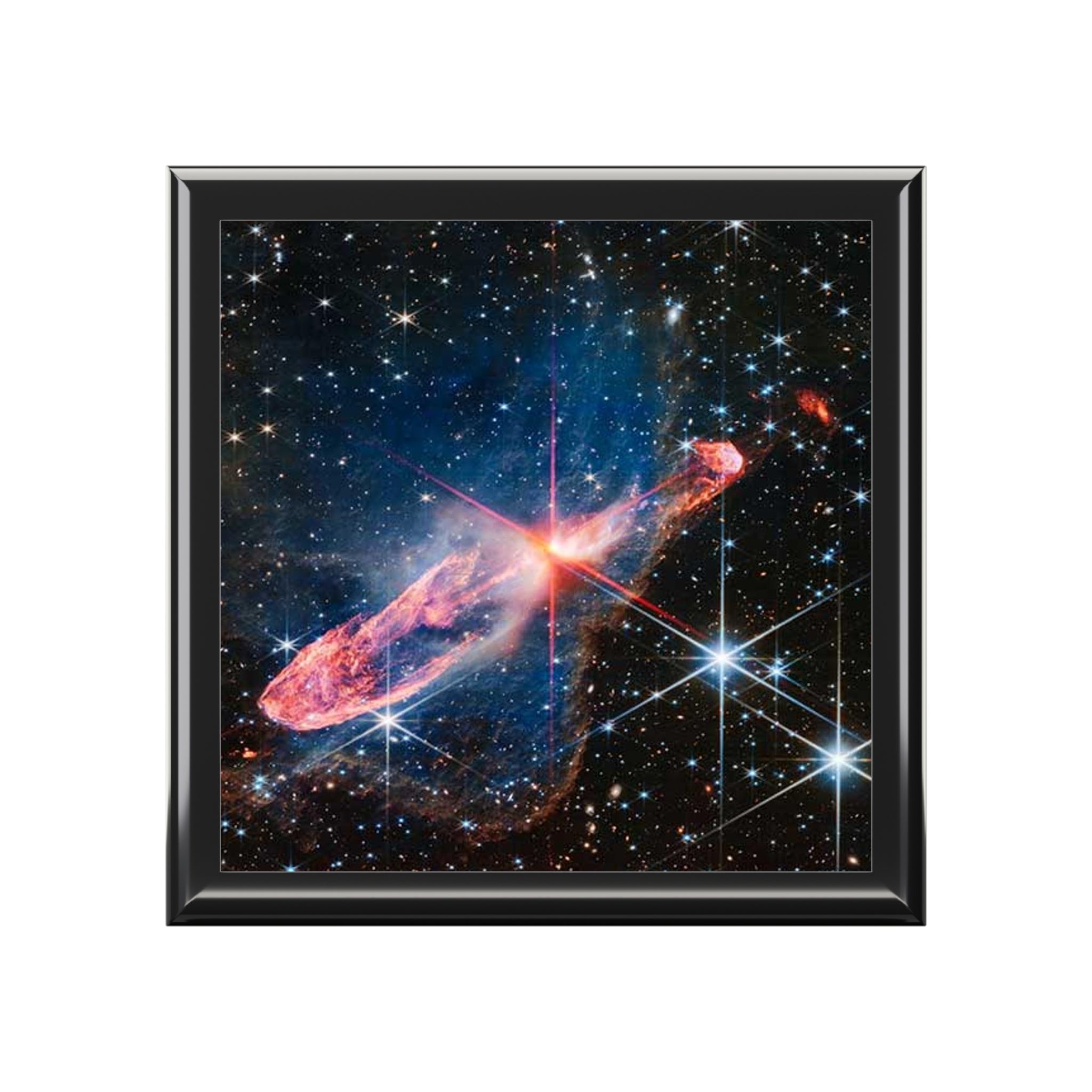 Cosmic Nebula Jewelry Box | Space Galaxy Starry Keepsake Box