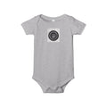 Solana Cryptocurrency Infant One Piece | Monochrome Badge Design