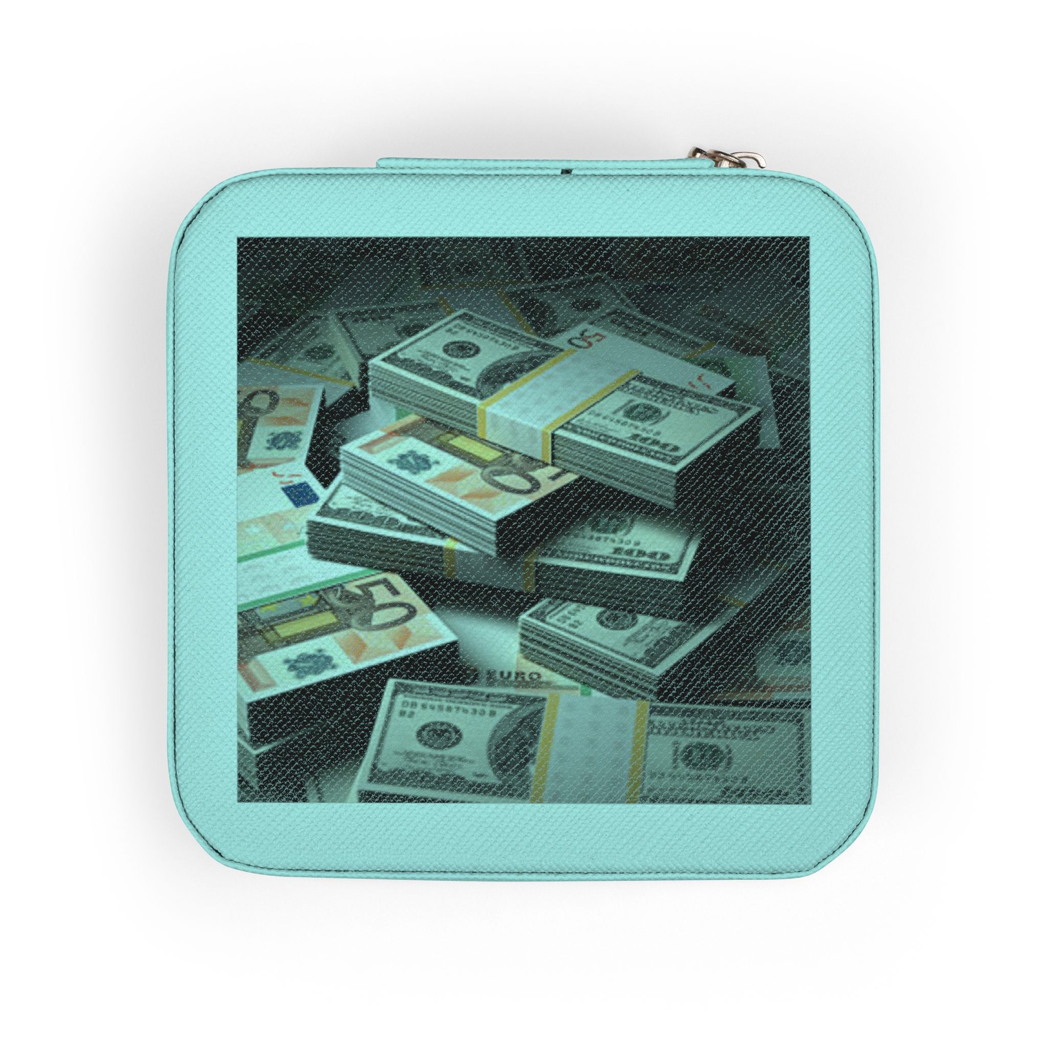 Stack of Cash Jewelry Travel Case | Compact Portable Organizer