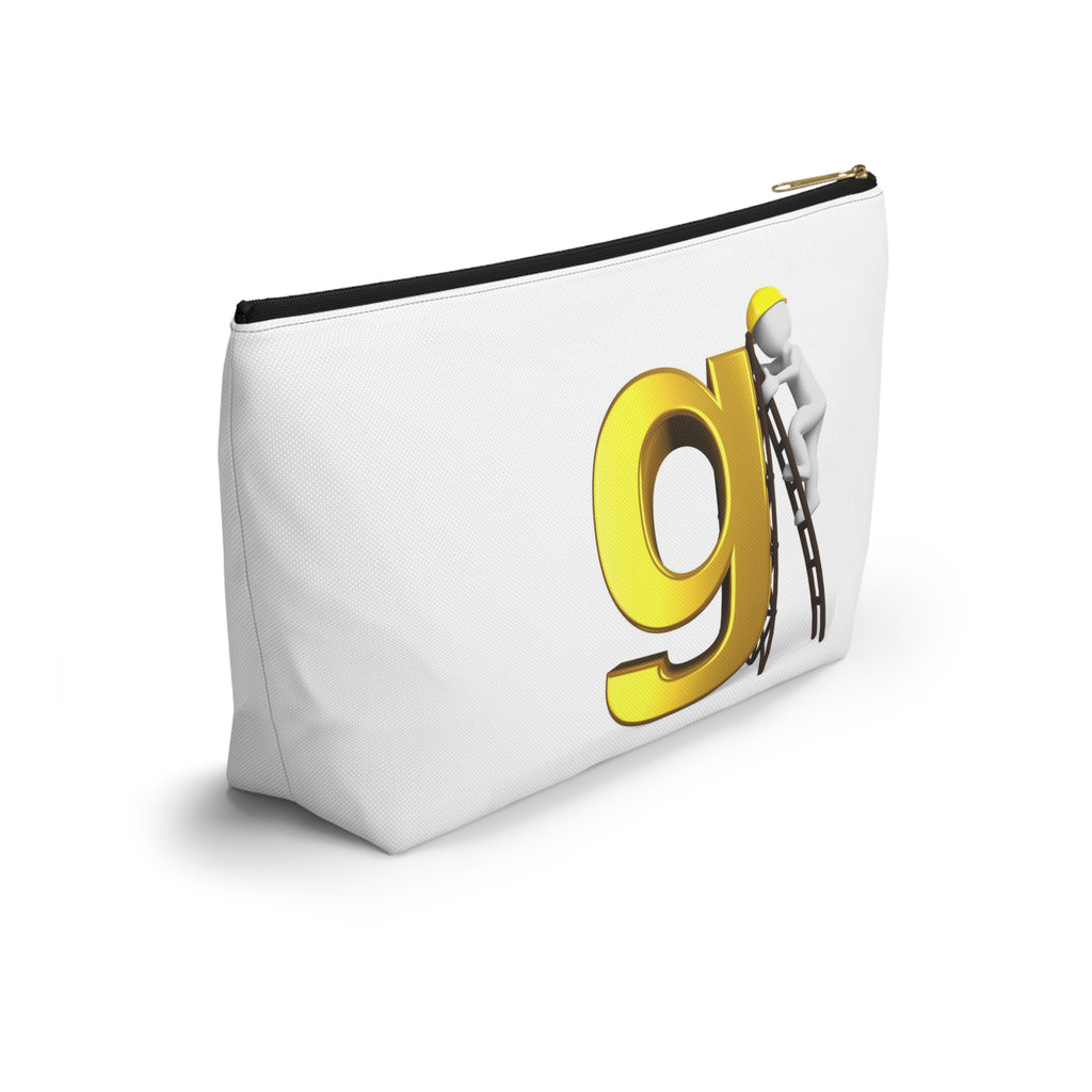 Gold Letter G with Worker Ladder Accessory Pouch