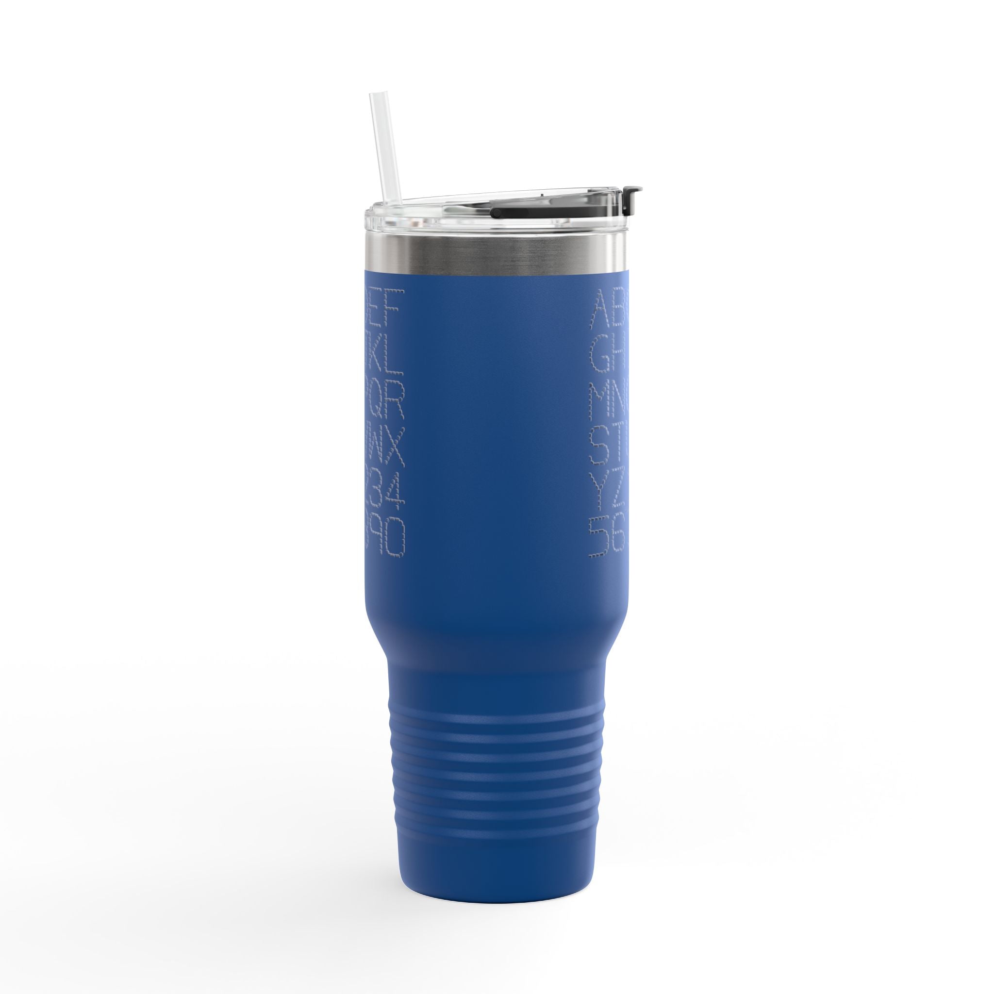 Mug de Voyage Isotherme Lettres et Chiffres de l'Alphabet | Gobelet de 40oz