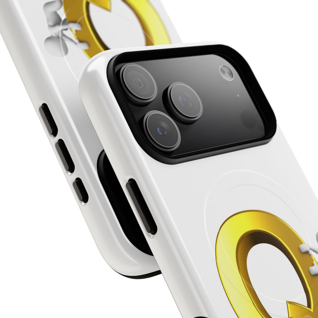 Gold Letter Q design phone case | Magnetic Tough Case