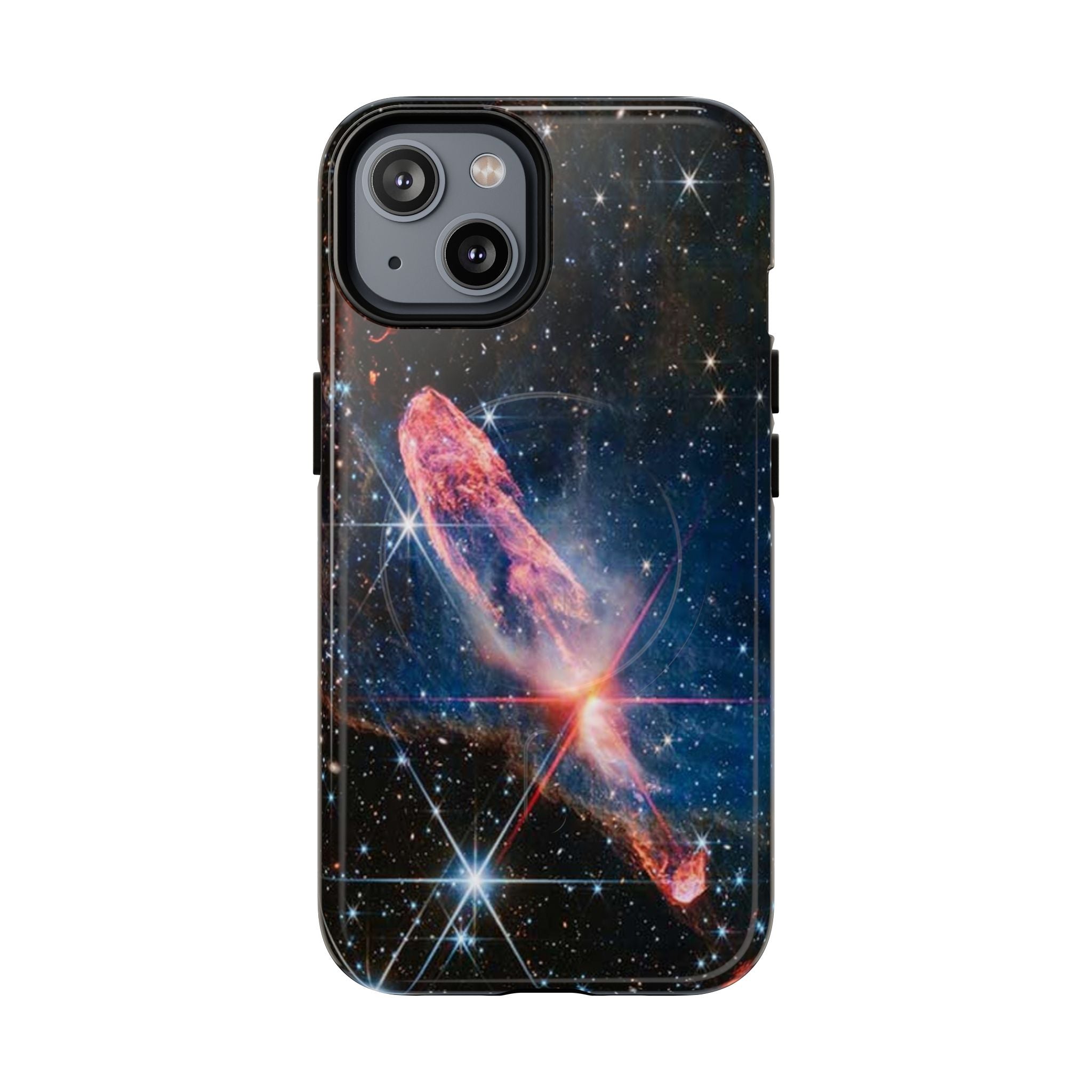 Coque de téléphone Nébuleuse Cosmique | Coque magnétique robuste, motif Galaxie spatiale