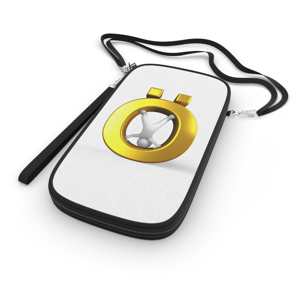 Gold Letter Ö with Cartoon Figure Passport Wallet | Travel Accessory