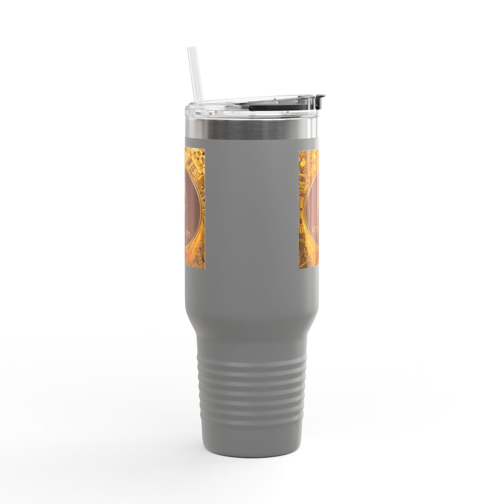 Ethereum Coin Design 40oz Travel Mug | Crypto Logo Insulated Tumbler