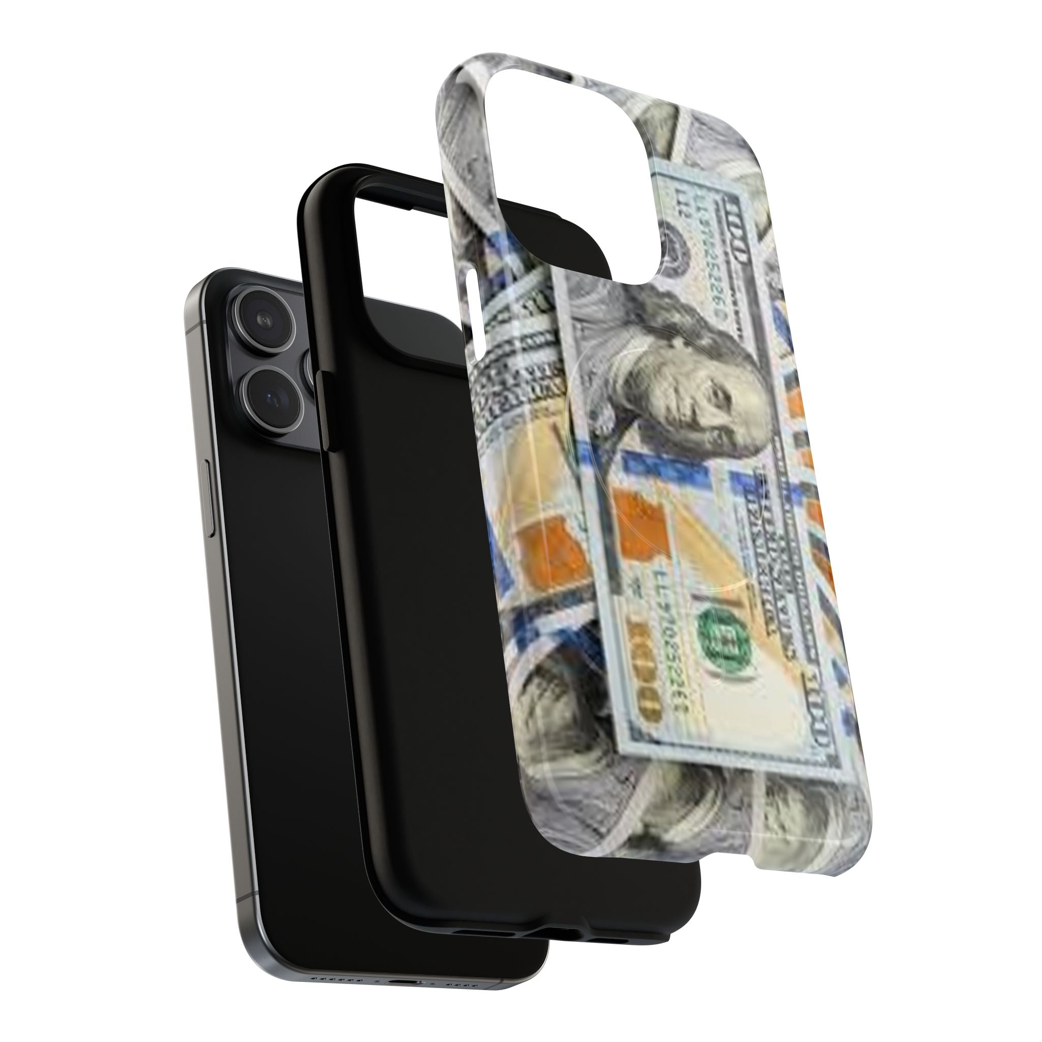 Hundred Dollar Bills Phone Case | Tough Magnetic Case, Money Pattern
