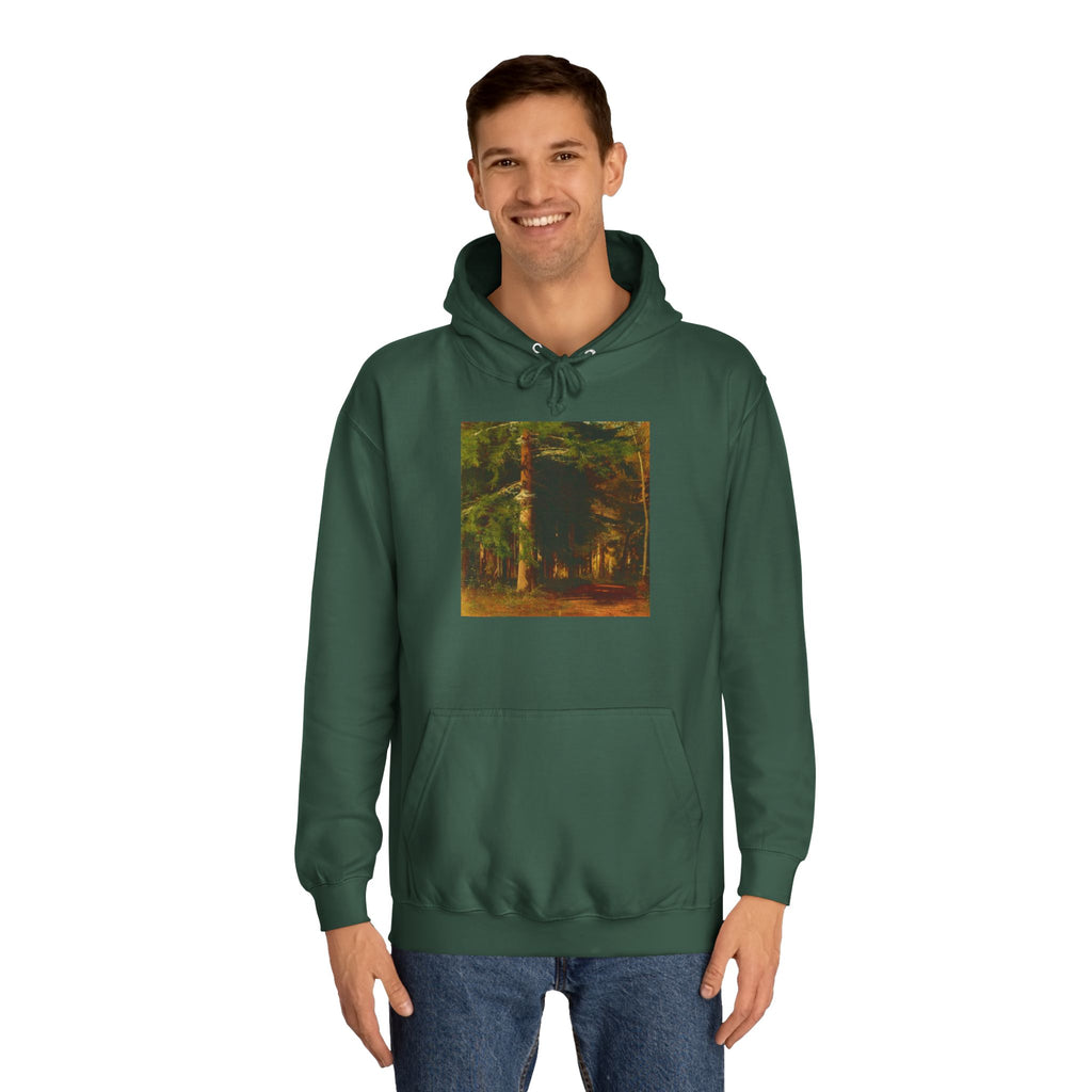 Forest Painting Hoodie | Vintage Woodland Trees Sweatshirt