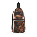 Vintage Library Books Sling Bag | Book Lover Pattern