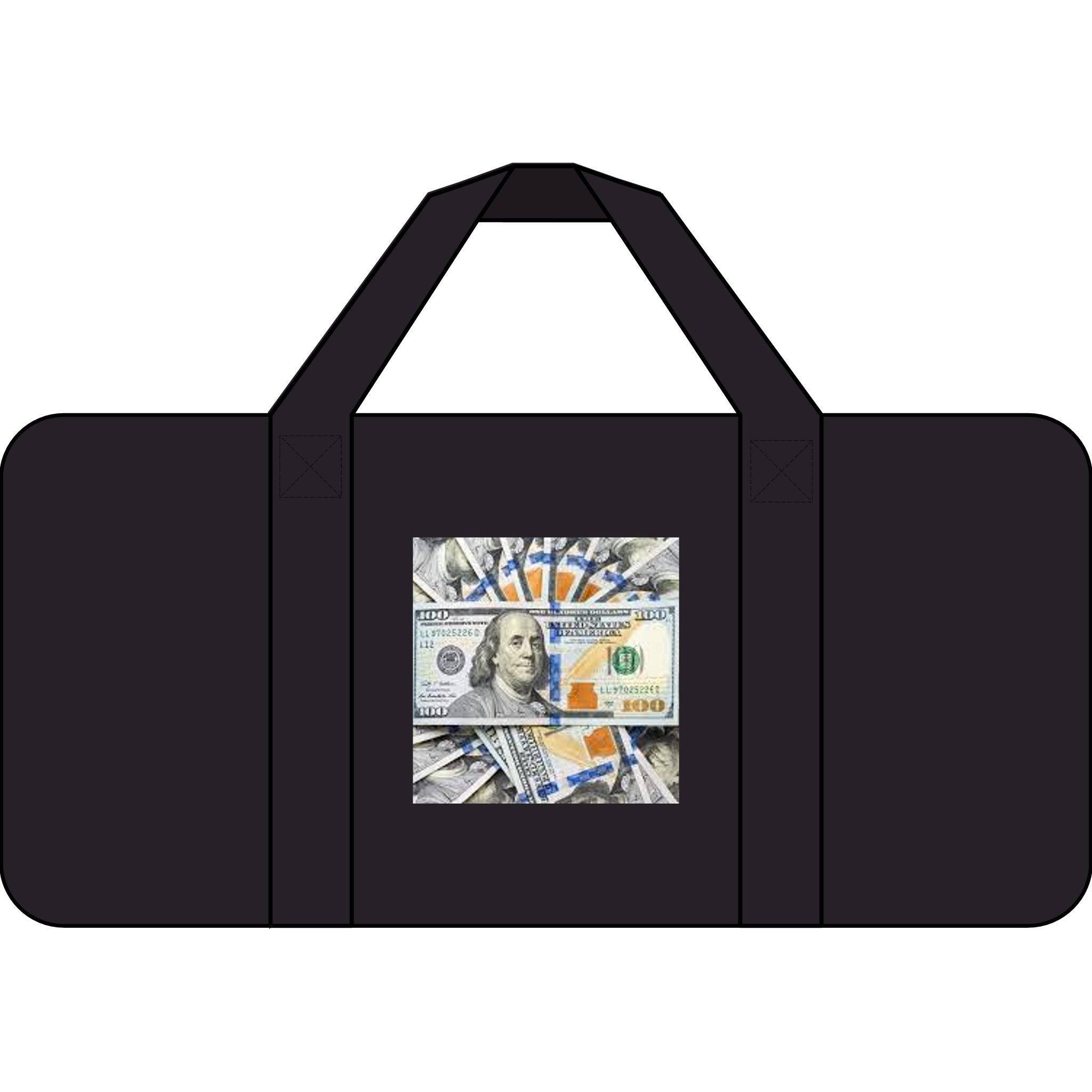 Stack of Hundred Dollar Bills Tripper Duffel Bag | Money Graphic Gym Bag