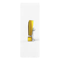 3D Gold Exclamation Mark Figure Rubber Yoga Mat | Minimalist Motivational Design
