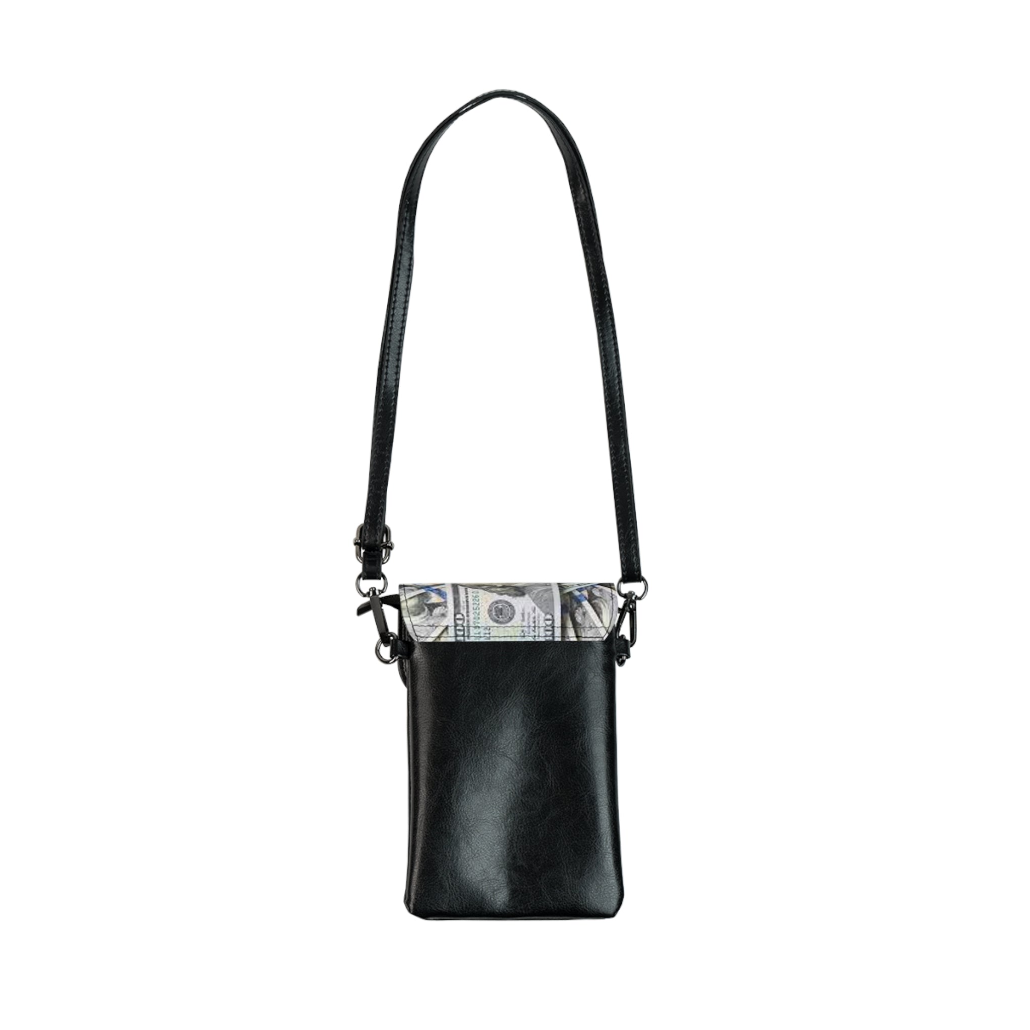 Hundred Dollar Bills Small Cell Phone Wallet | Crossbody Phone Pouch