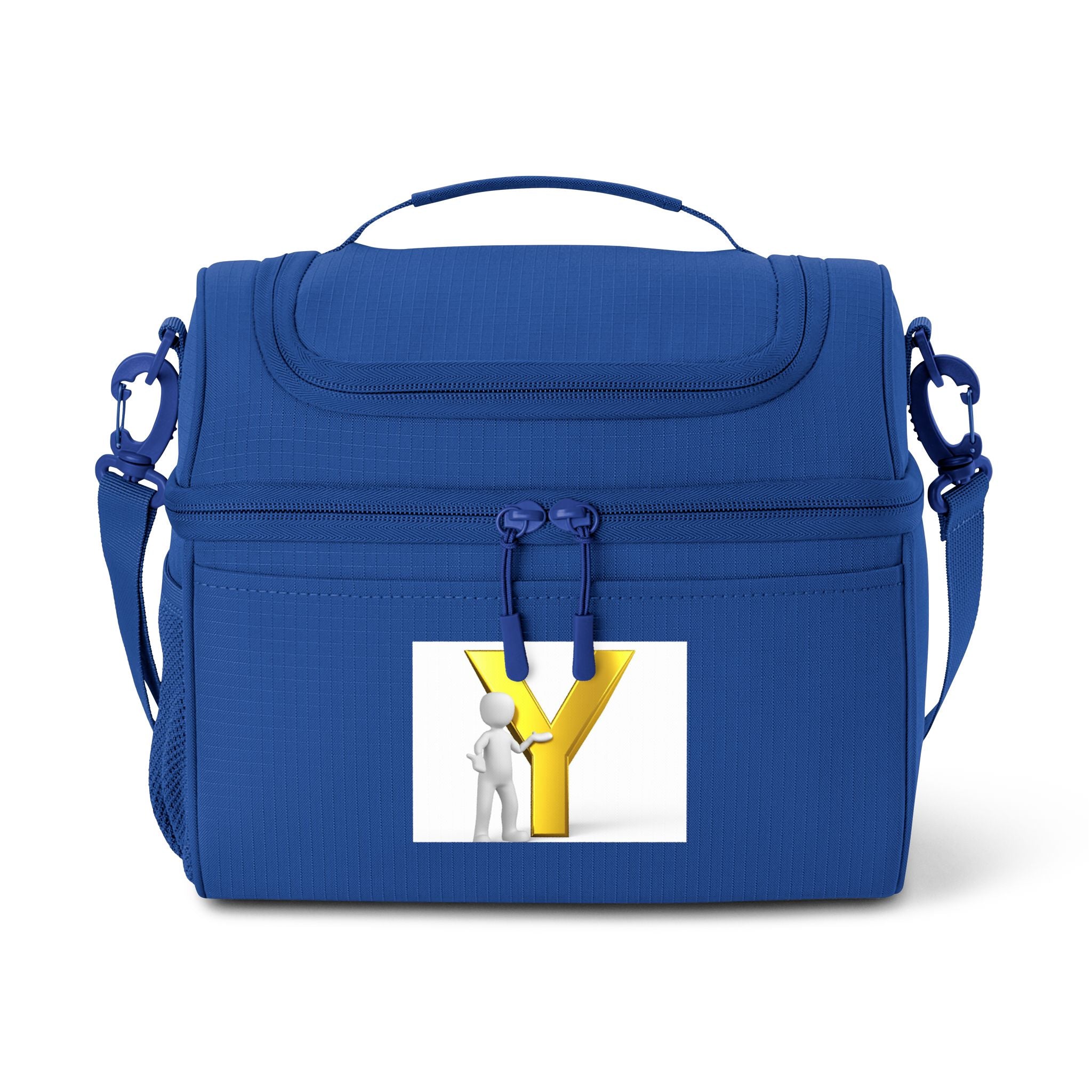 Yellow Y Letter Logo Cooler bag | Initial Monogram Cooler Bag
