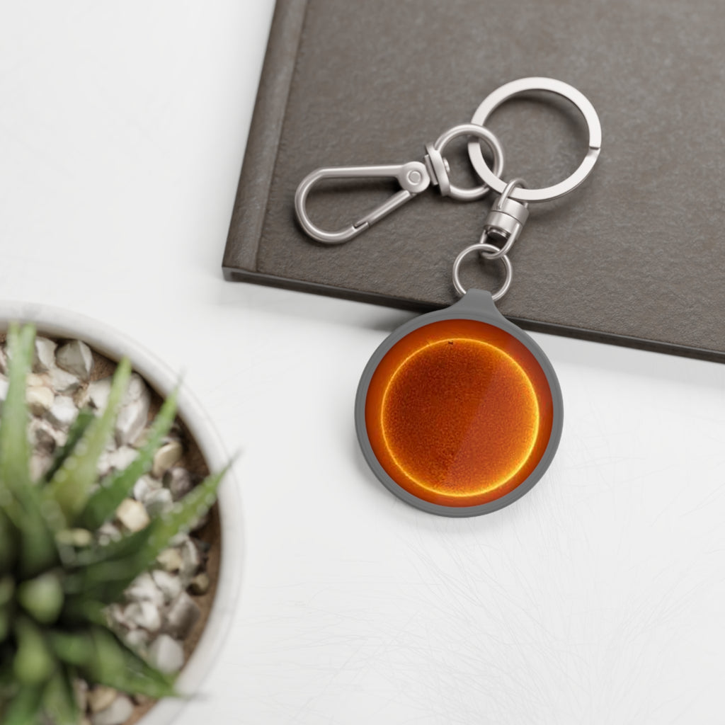 Solar Flare Keyring Tag | Sun Photography Keychain