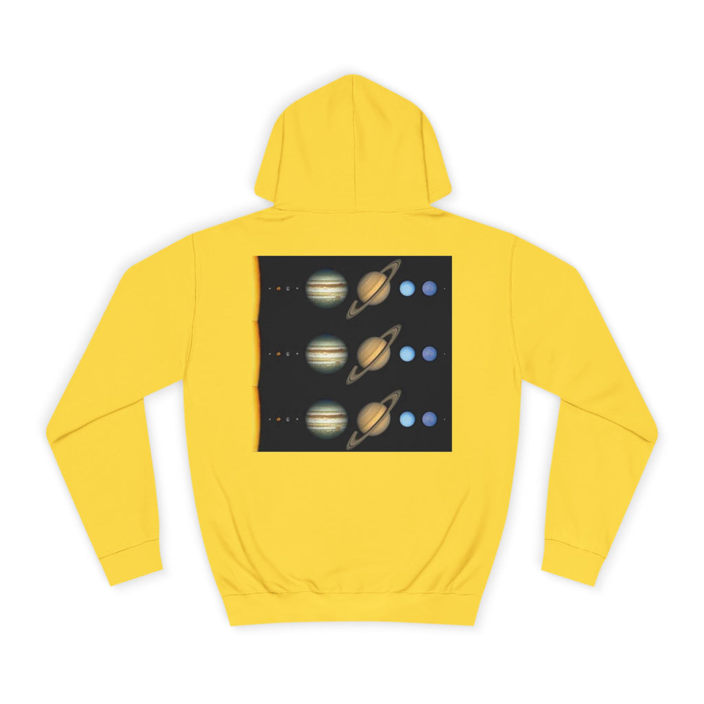 Solar System Planets Hoodie | Saturn Jupiter Earth Mars Nebula Design