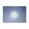 Bright Sunburst Glass Cutting Board | Sunlight Lens Flare Kitchen Decor