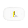Yellow 3D Letter F Graphic Wireless Charger | UV Phone Sanitizer Charging Pad