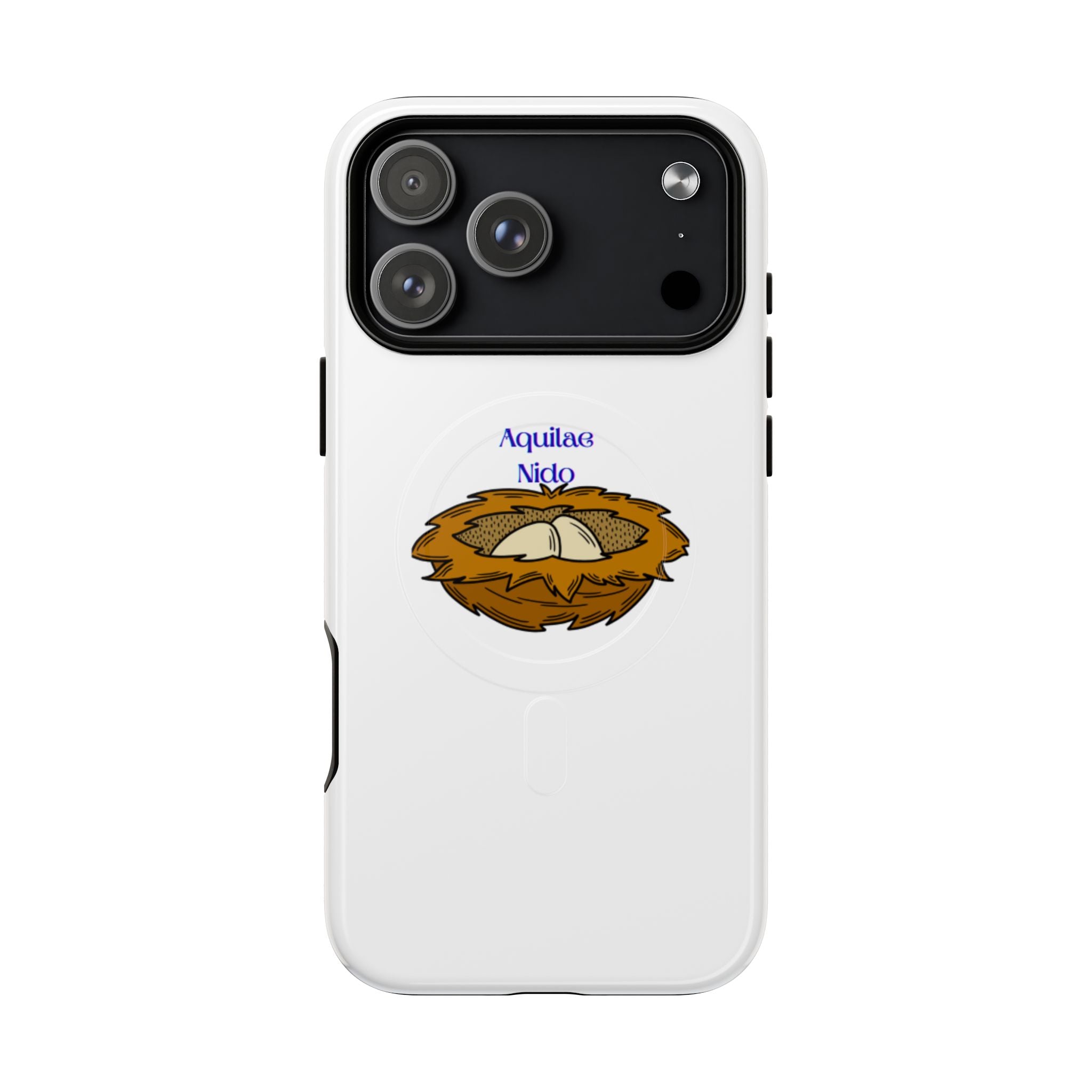 Coque de téléphone illustration nid d'oiseau | Coque magnétique robuste
