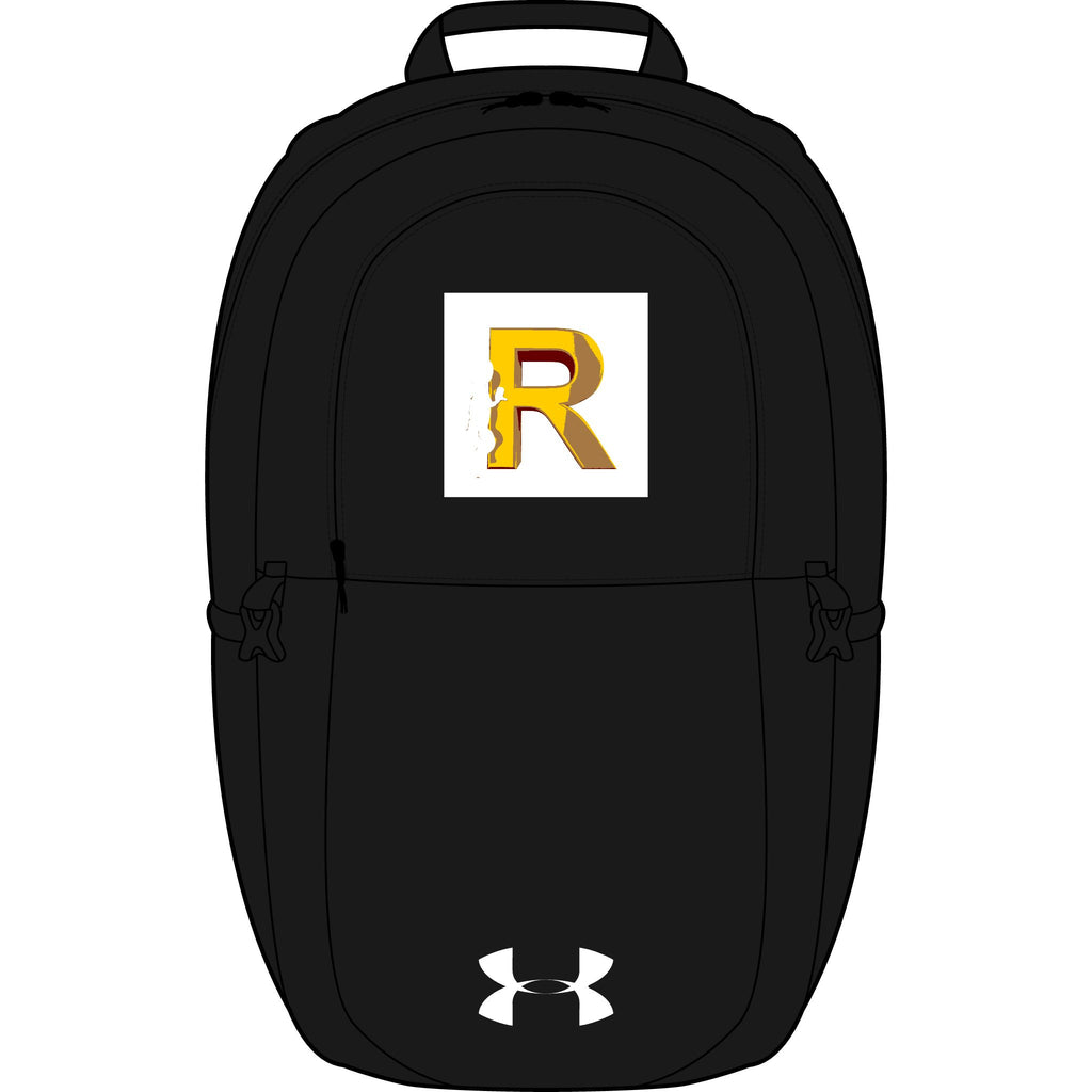 Yellow Letter R Monogram Backpack | Embroidered Initial Backpack