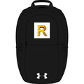Yellow Letter R Monogram Backpack | Embroidered Initial Backpack