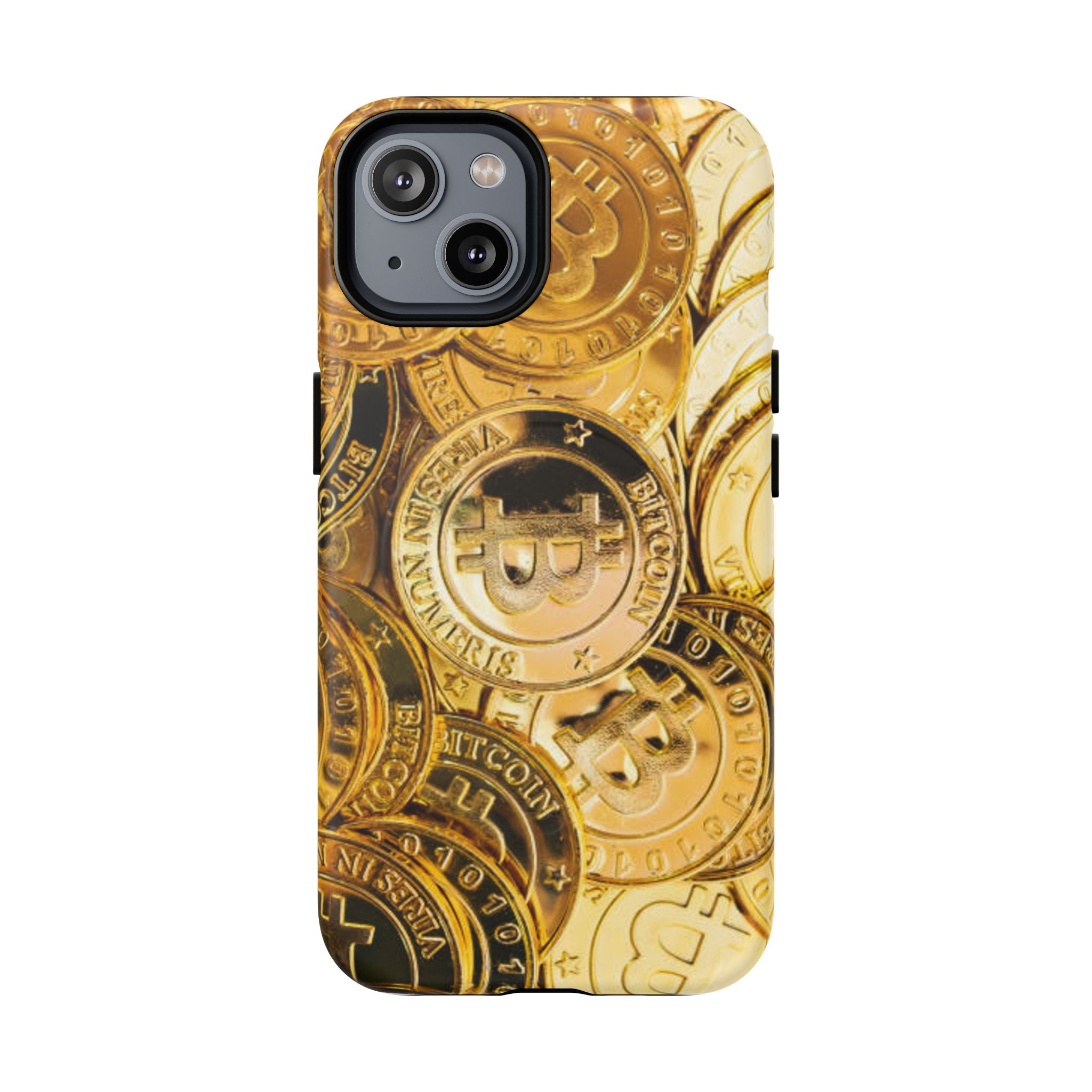 Coque de Téléphone Bitcoin Or | Coque Magnétique Robuste