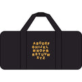 Checkerboard Strap Cursive Alphabet Tripper Duffel Bag | Monogram Friendly