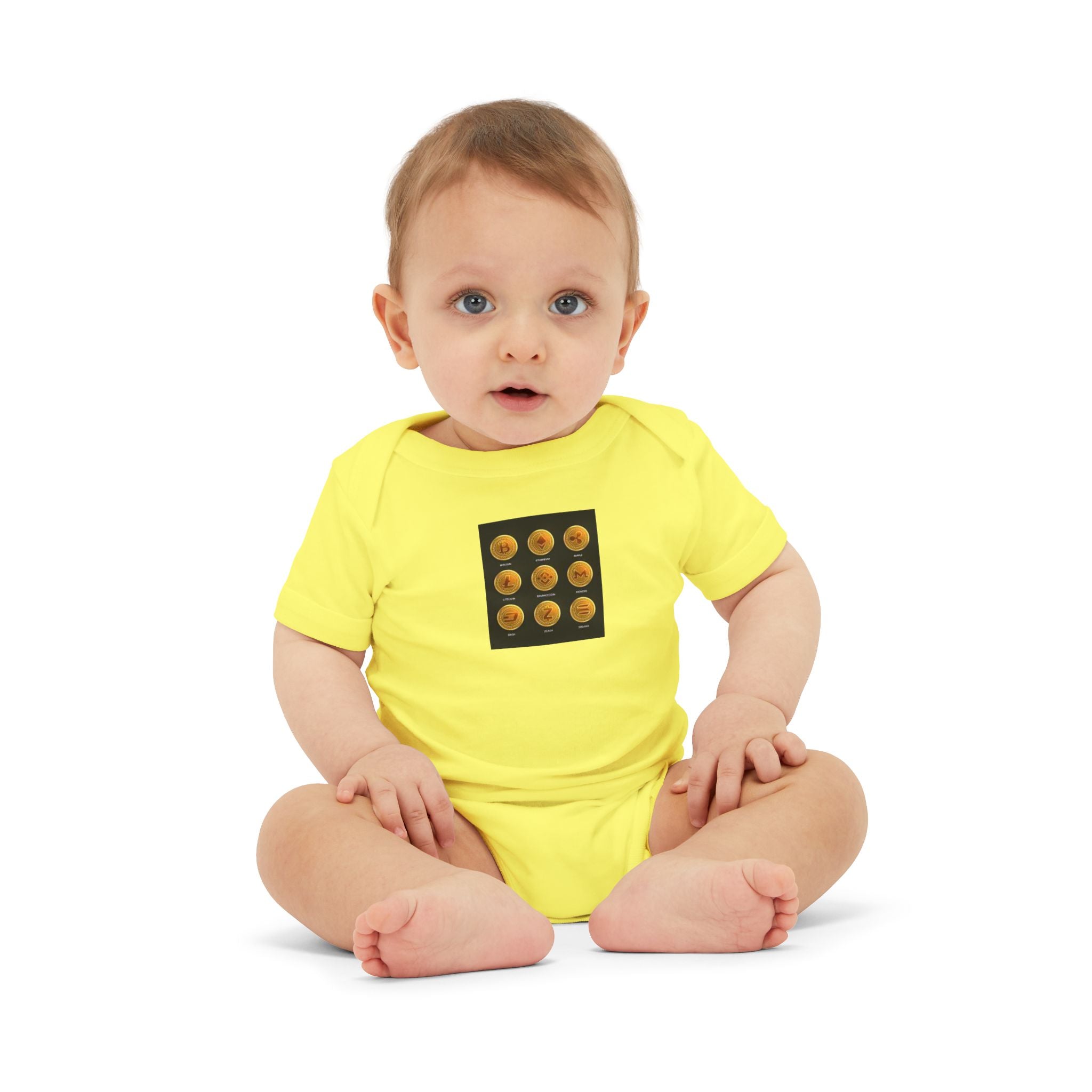 Cryptocurrency Coins Infant One Piece | Fall Baby Bodysuit