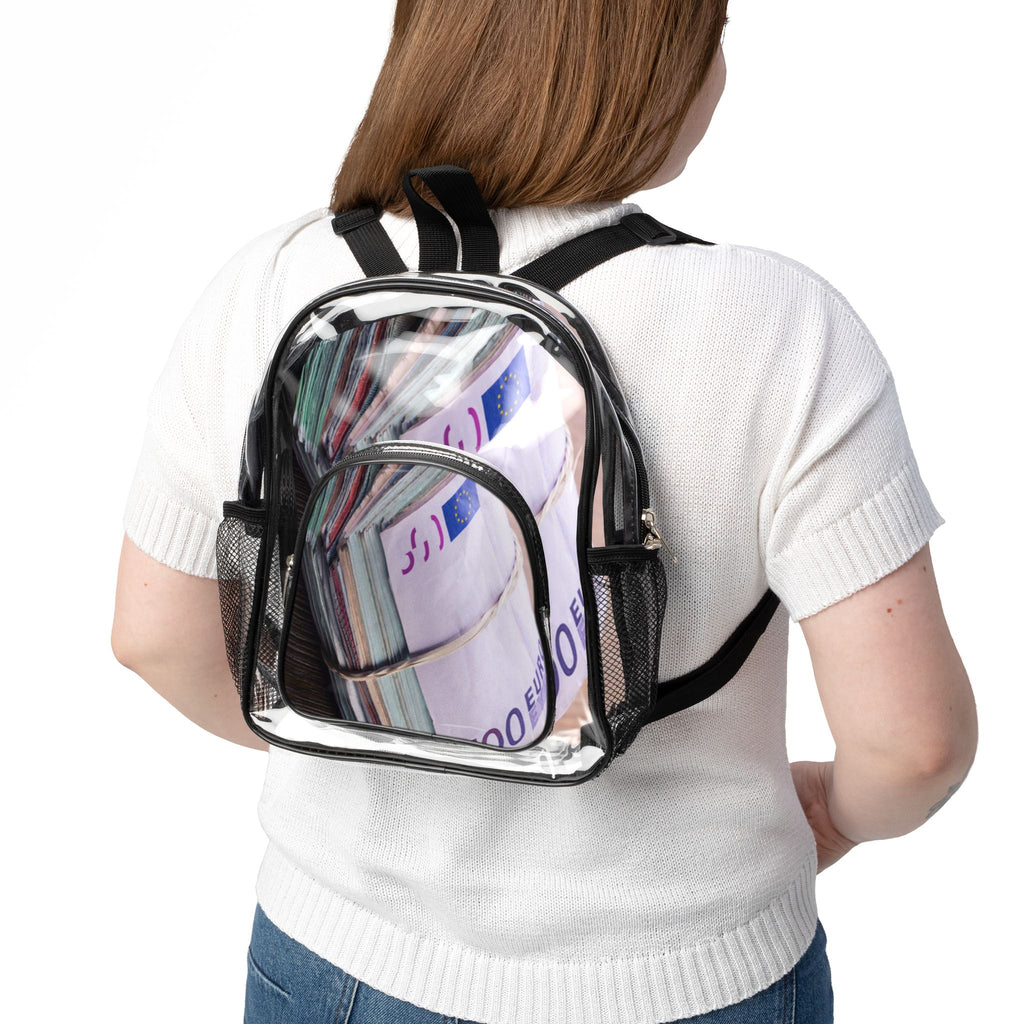 Clear Stadium Backpack | Transparent School Bag, Security Friendly