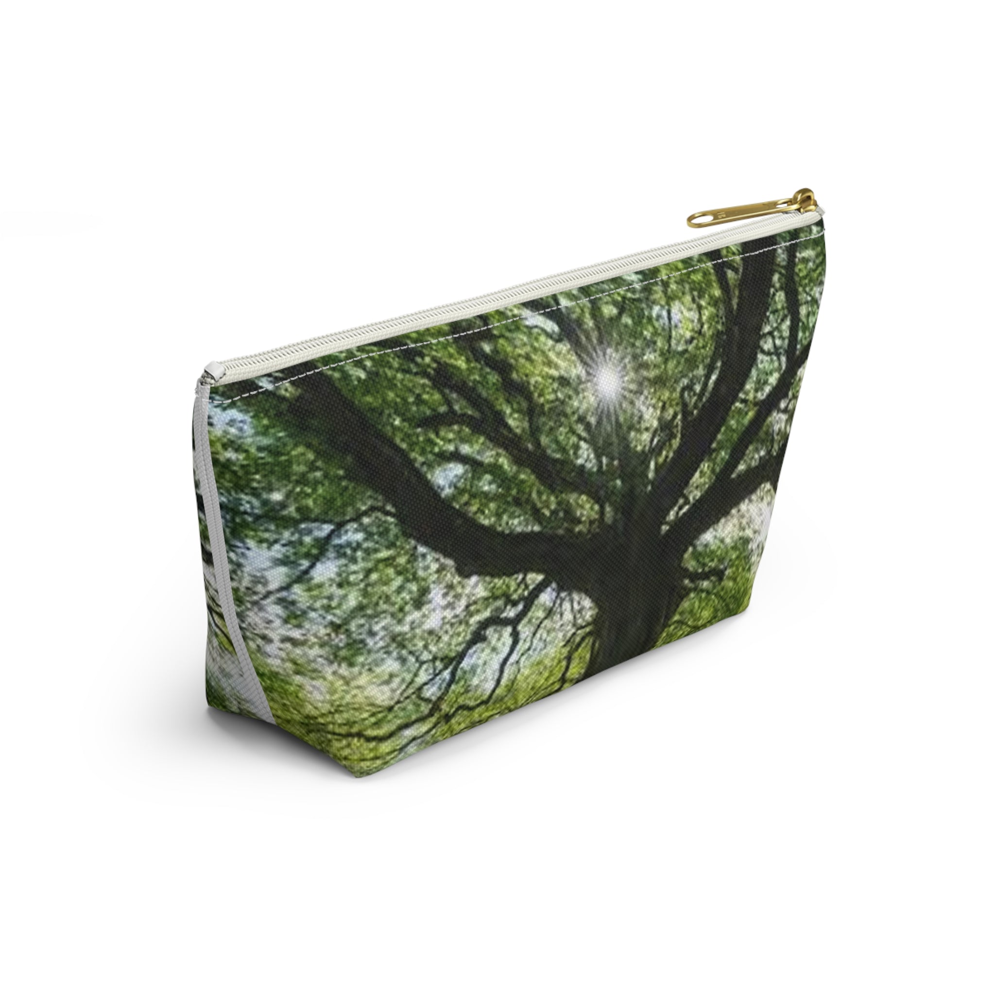 Sunlit Oak Tree Accessory Pouch | T-Bottom Makeup Bag
