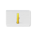 Yellow Letter i Character Baby Fitted Crib Sheet